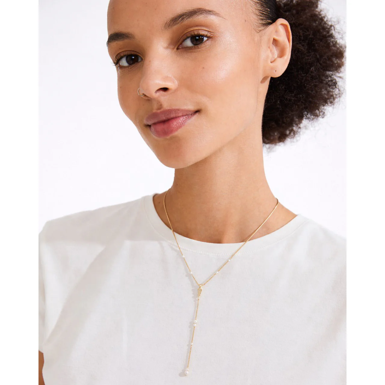 ERON Y-necklace gold-plated - Image 2