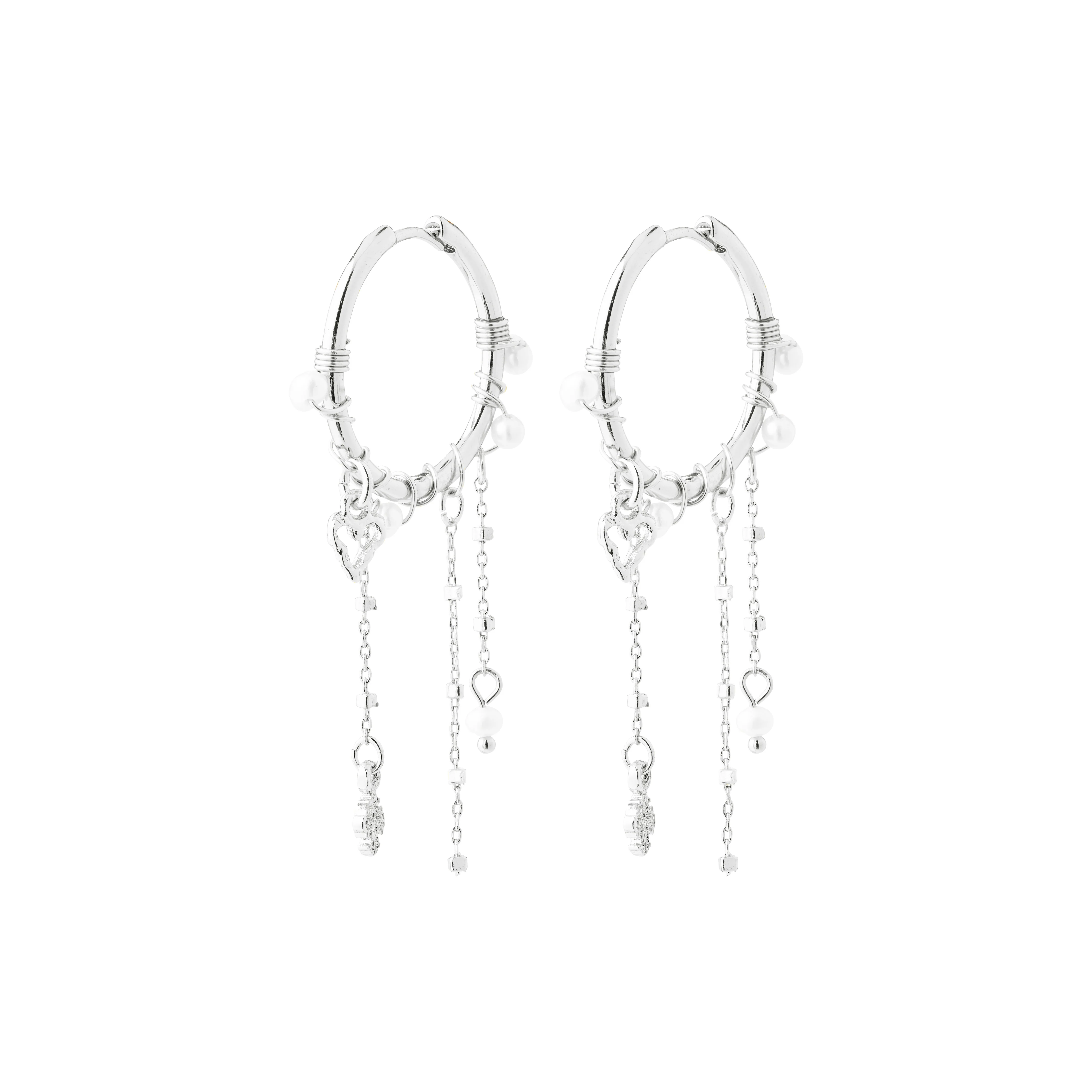 DAGMAR earrings silver-plated