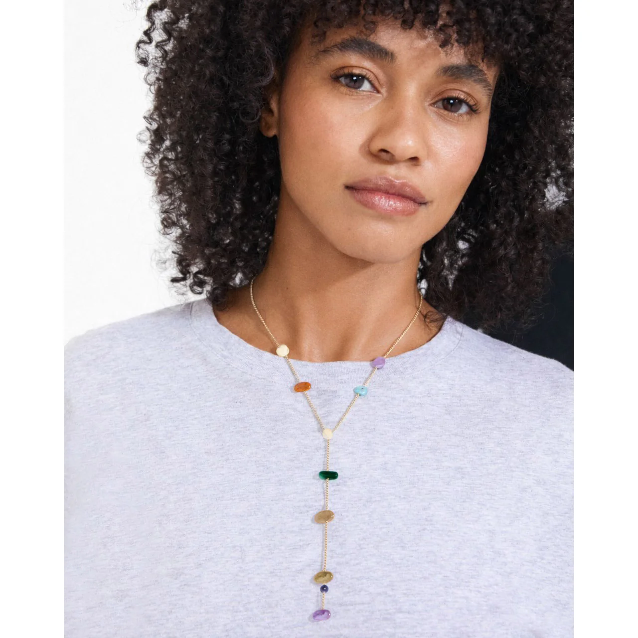 NARI Y-necklace silver-plated - Image 2