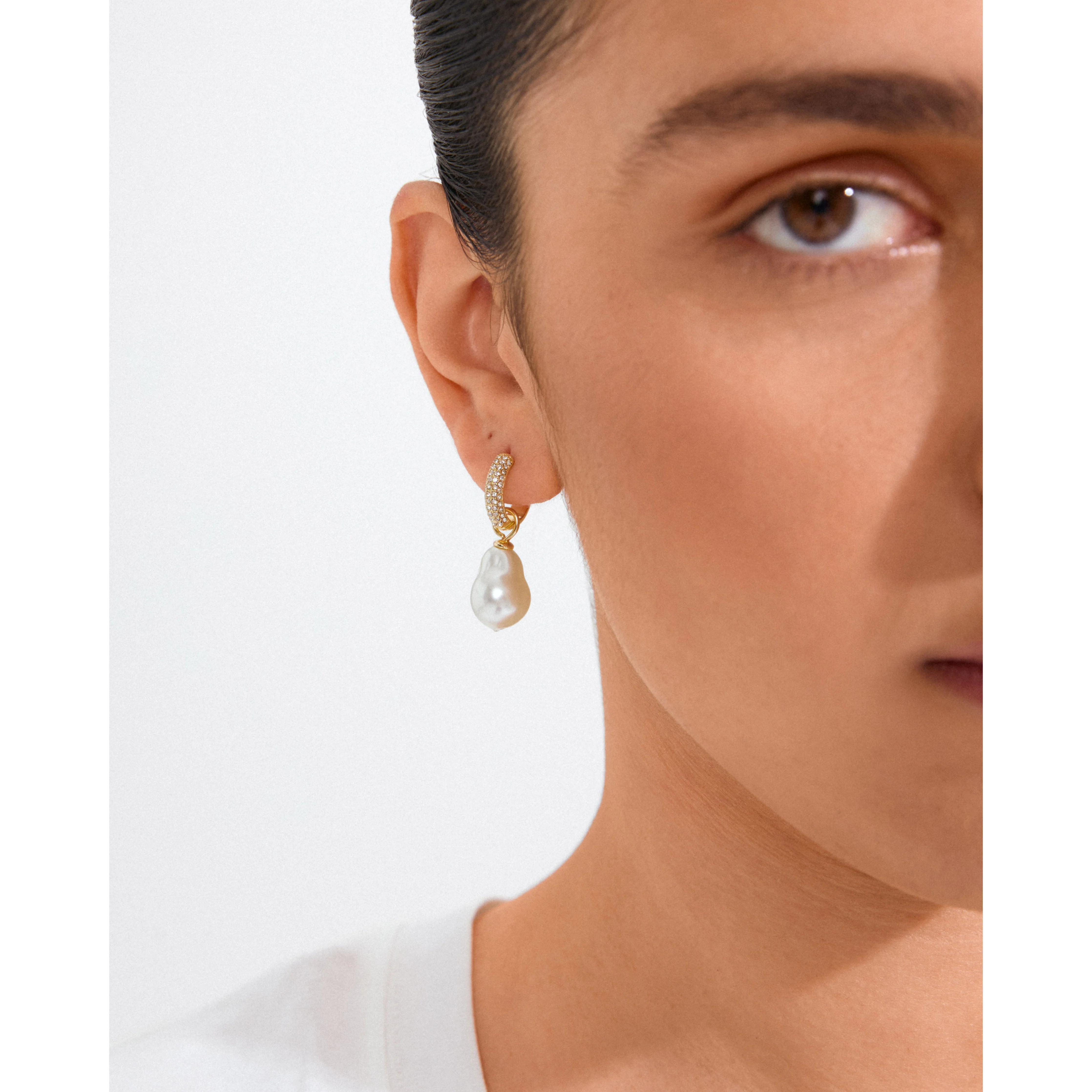 EDELE pearl earrings gold-plated - Image 3
