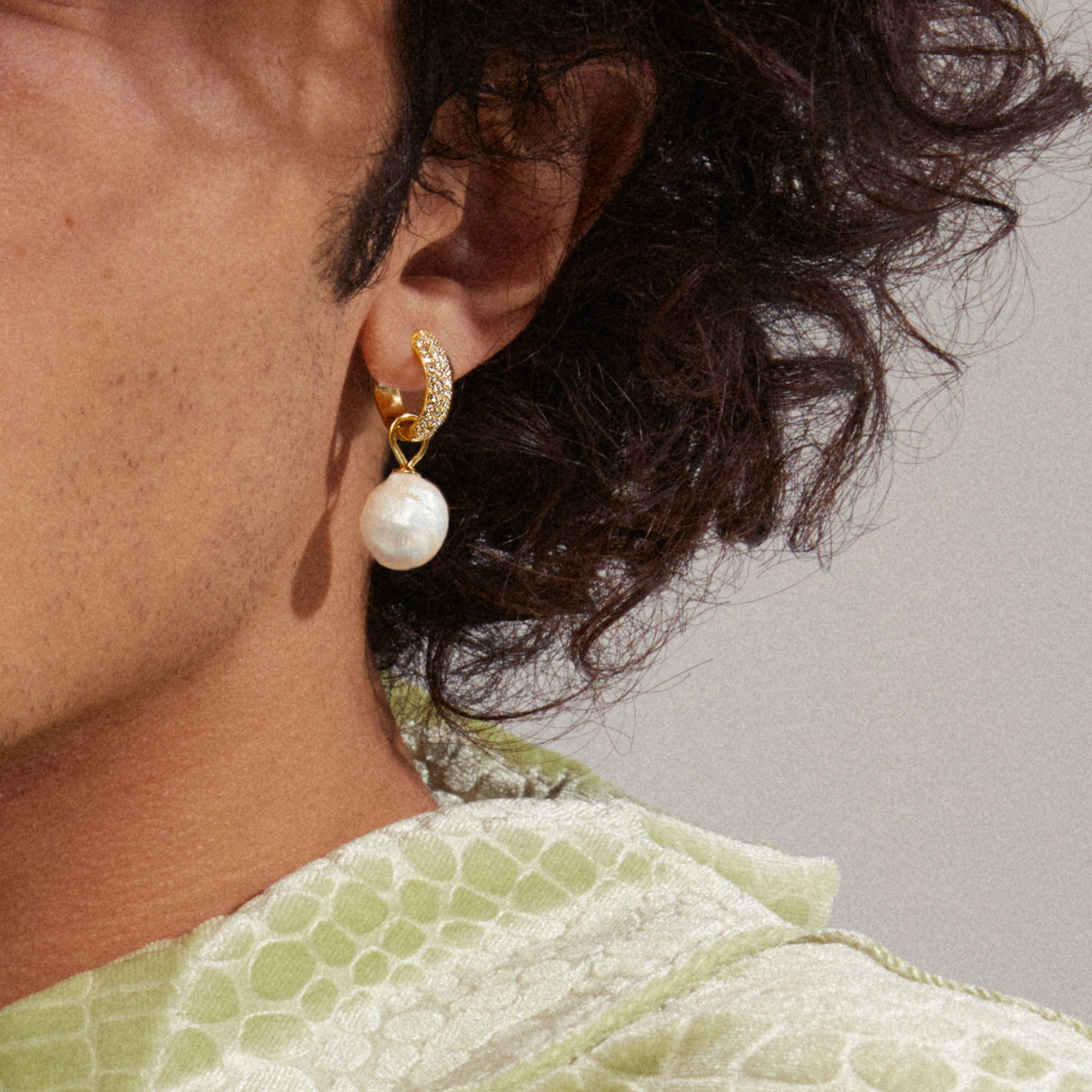 EDELE pearl earrings gold-plated - Image 4