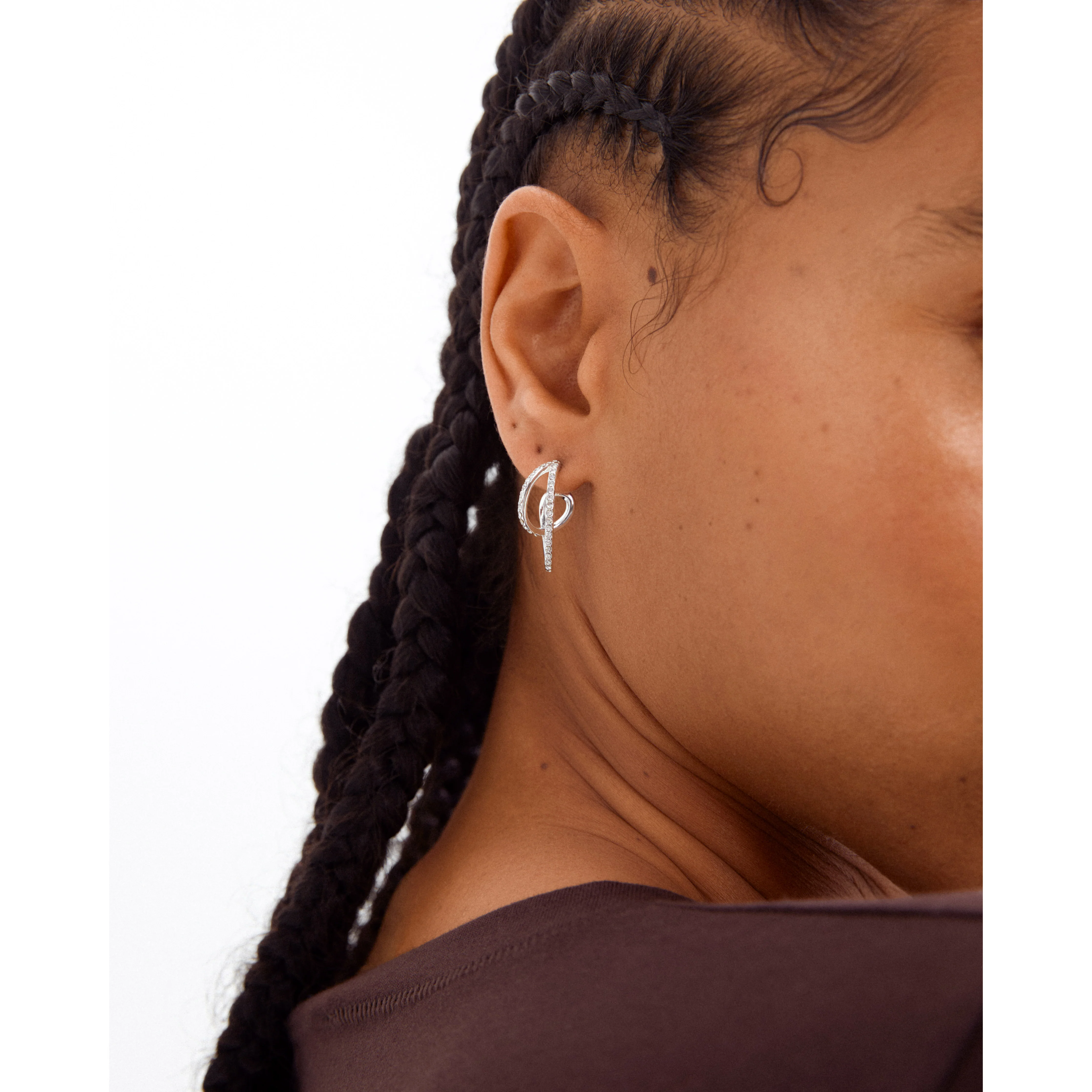 ETTY crystal earrings silver-plated - Image 2