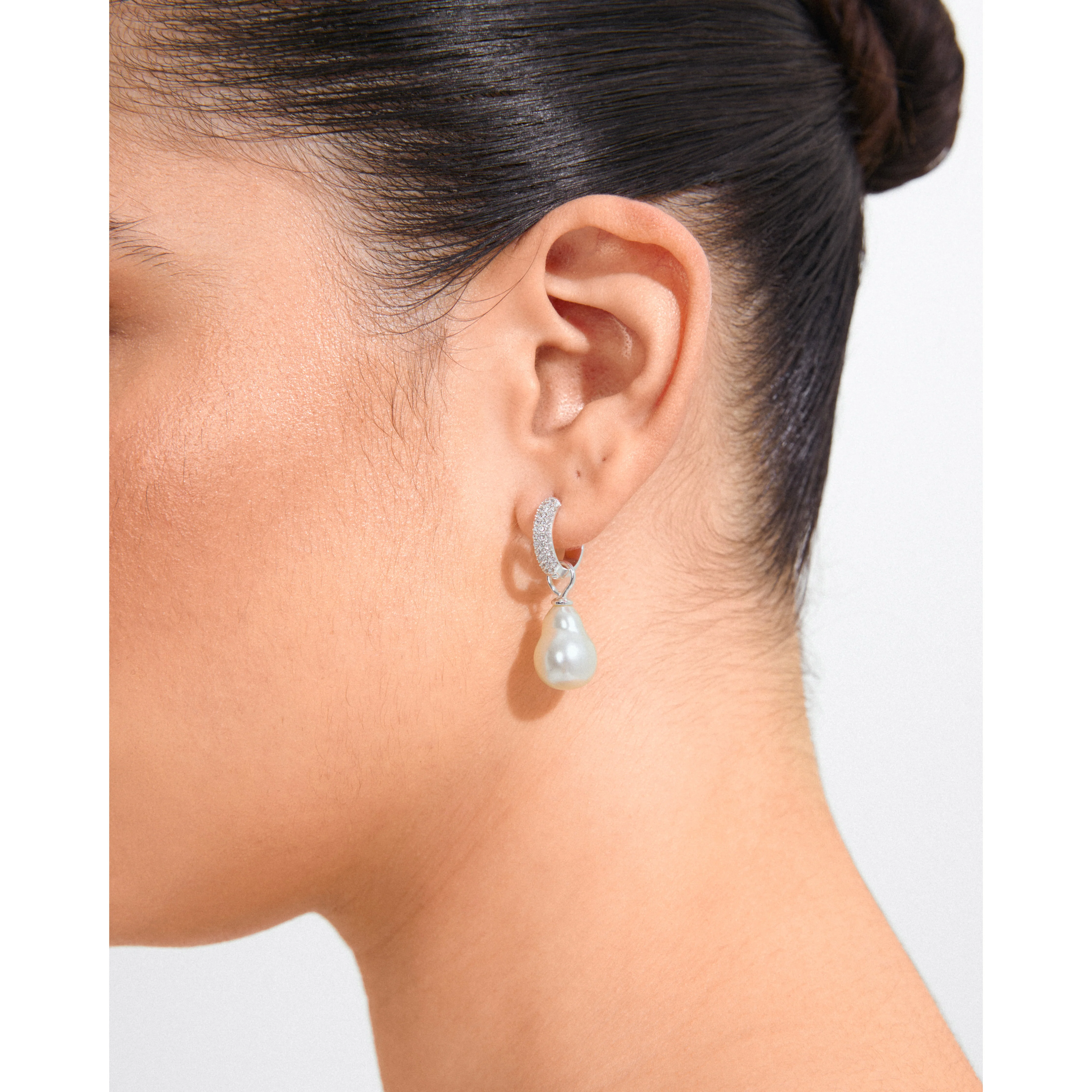 EDELE pearl earrings silver-plated - Image 4