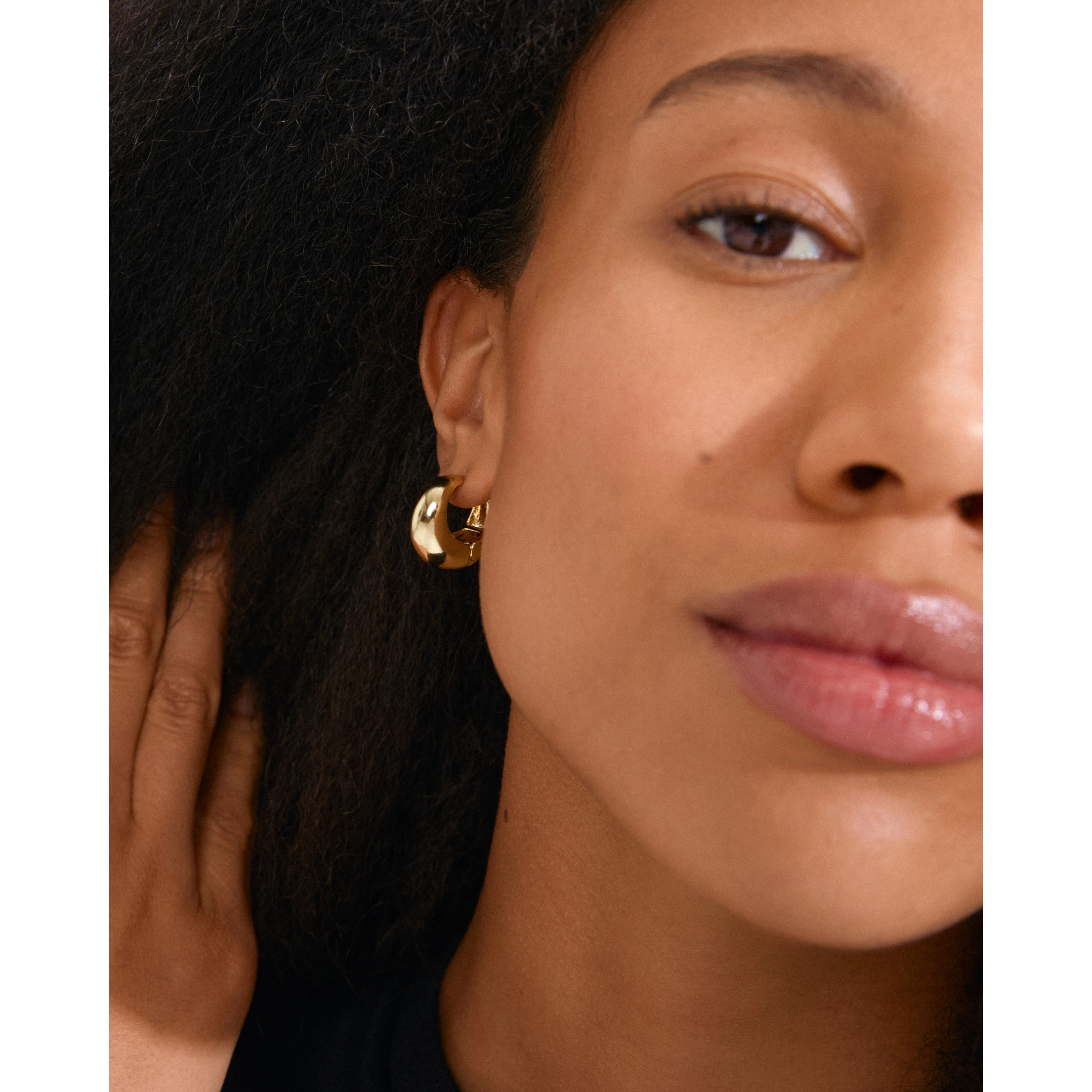 IOANNA chunky hoops gold-plated - Image 2