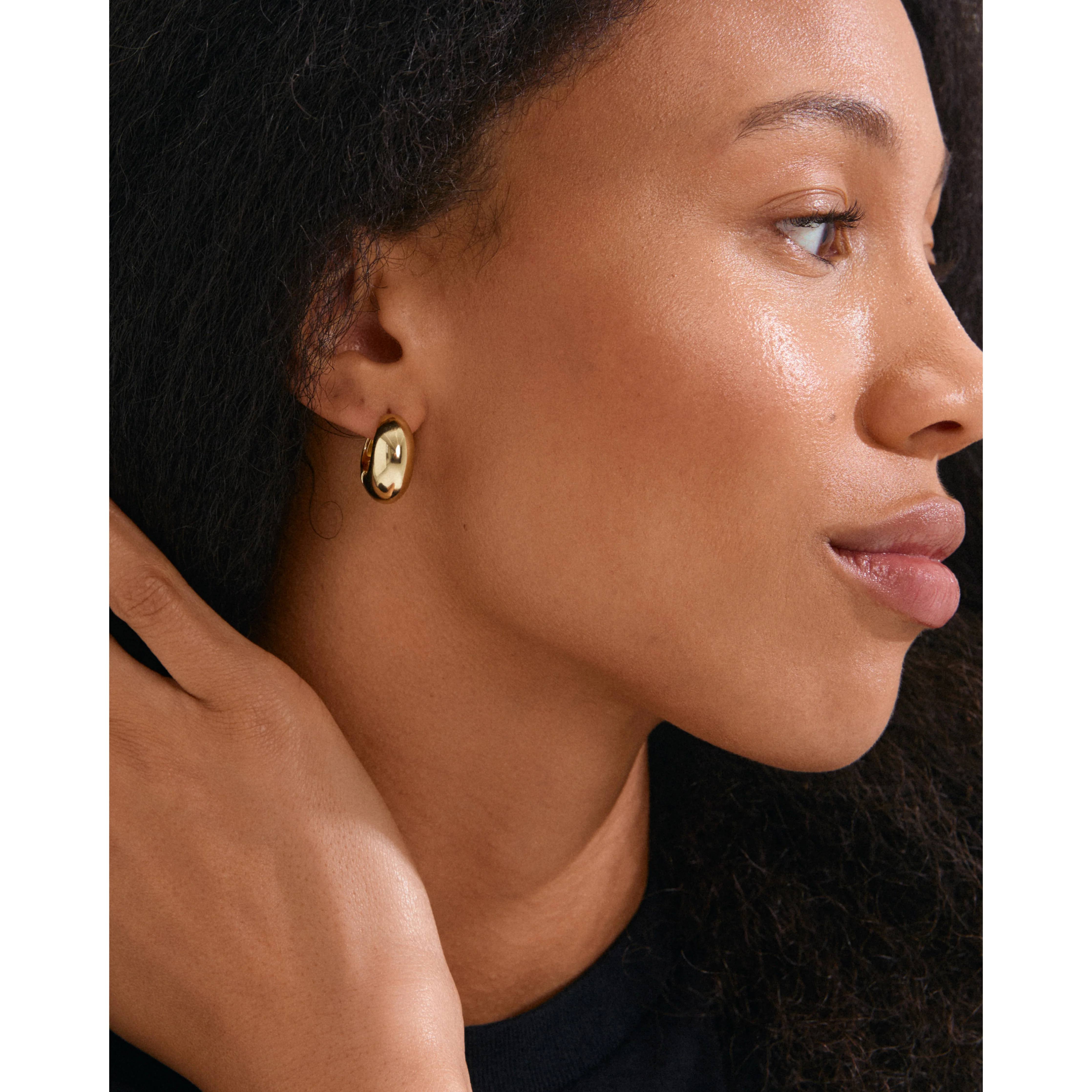 IOANNA chunky hoops gold-plated - Image 3