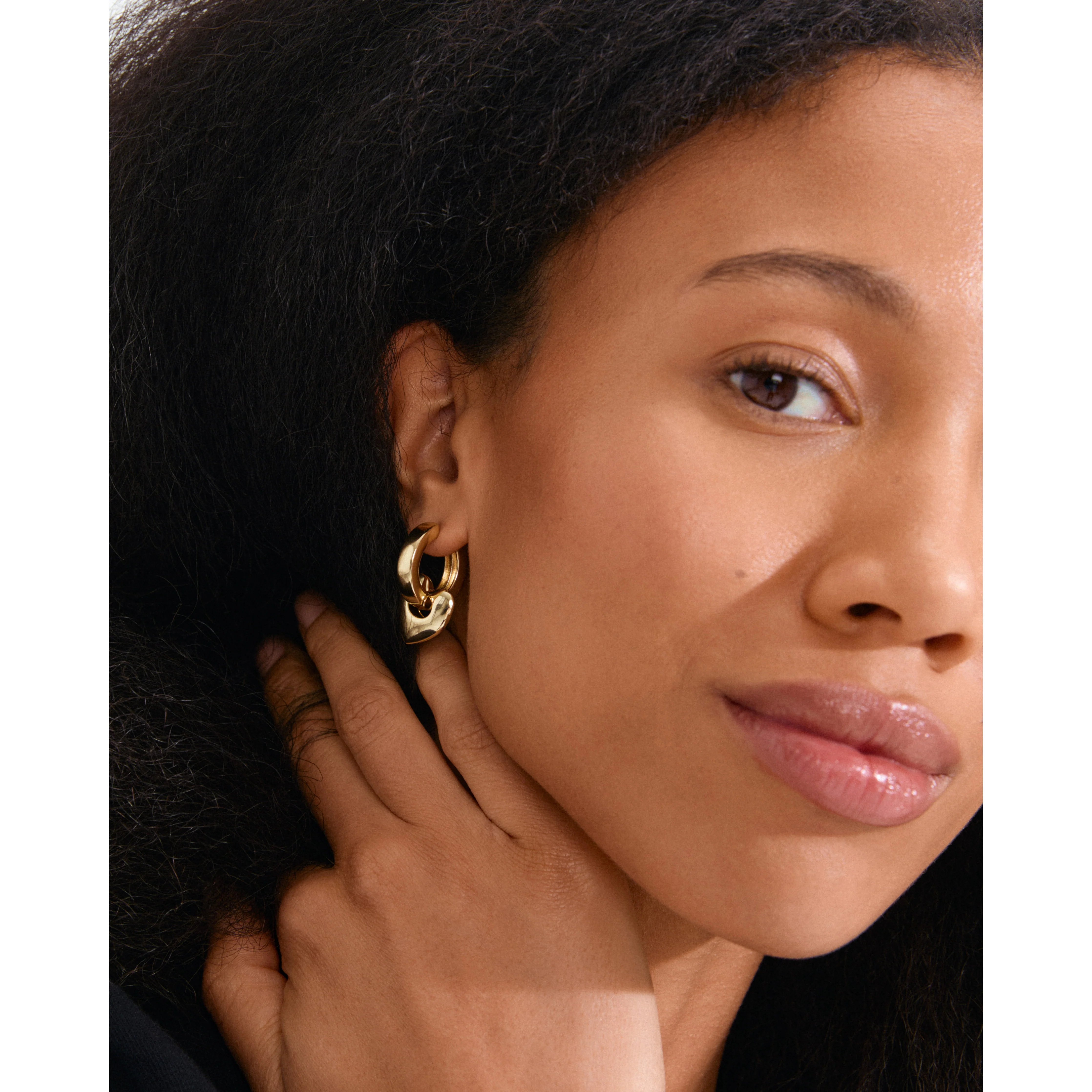 IOKASTE chunky hoops gold-plated - Image 2