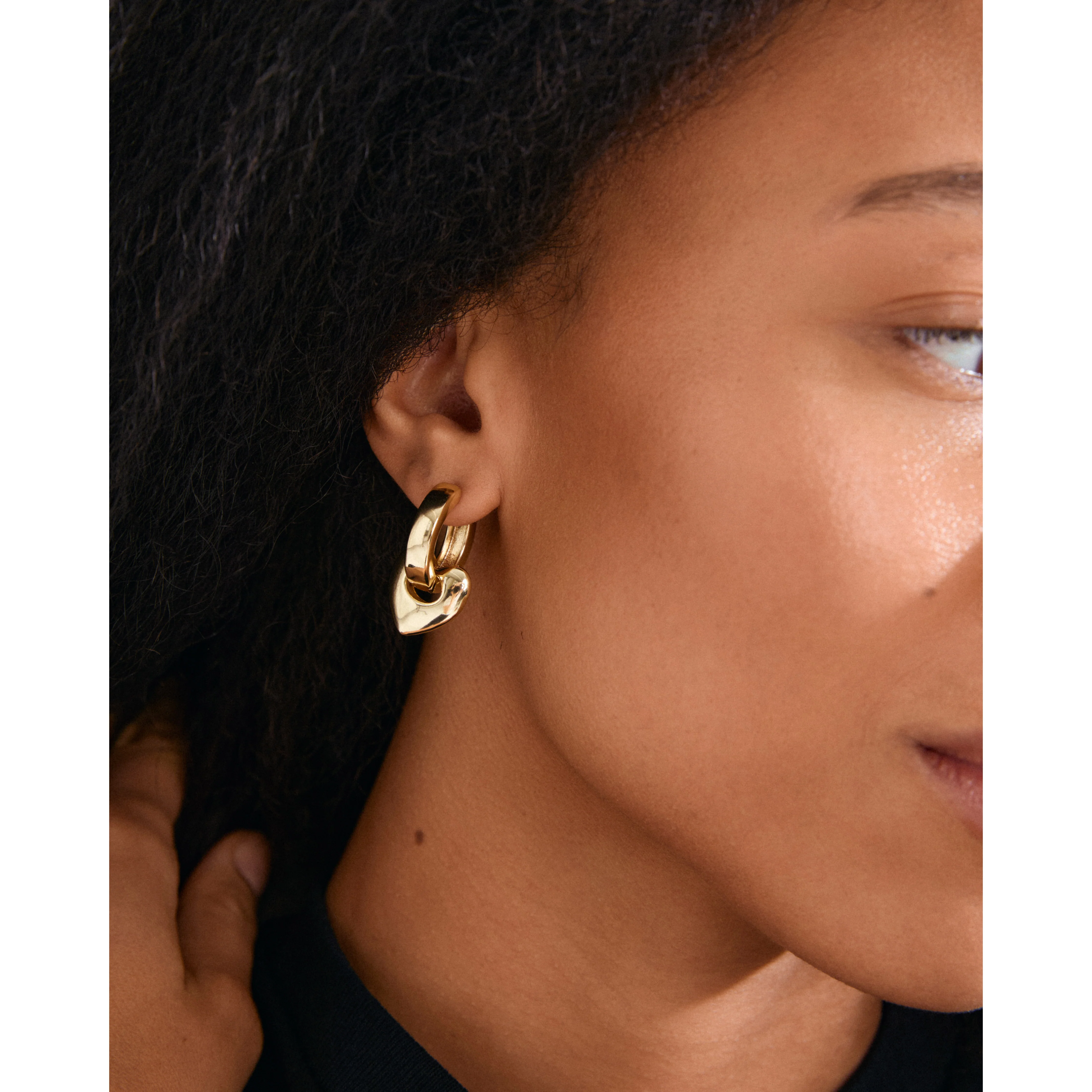 IOKASTE chunky hoops gold-plated - Image 3