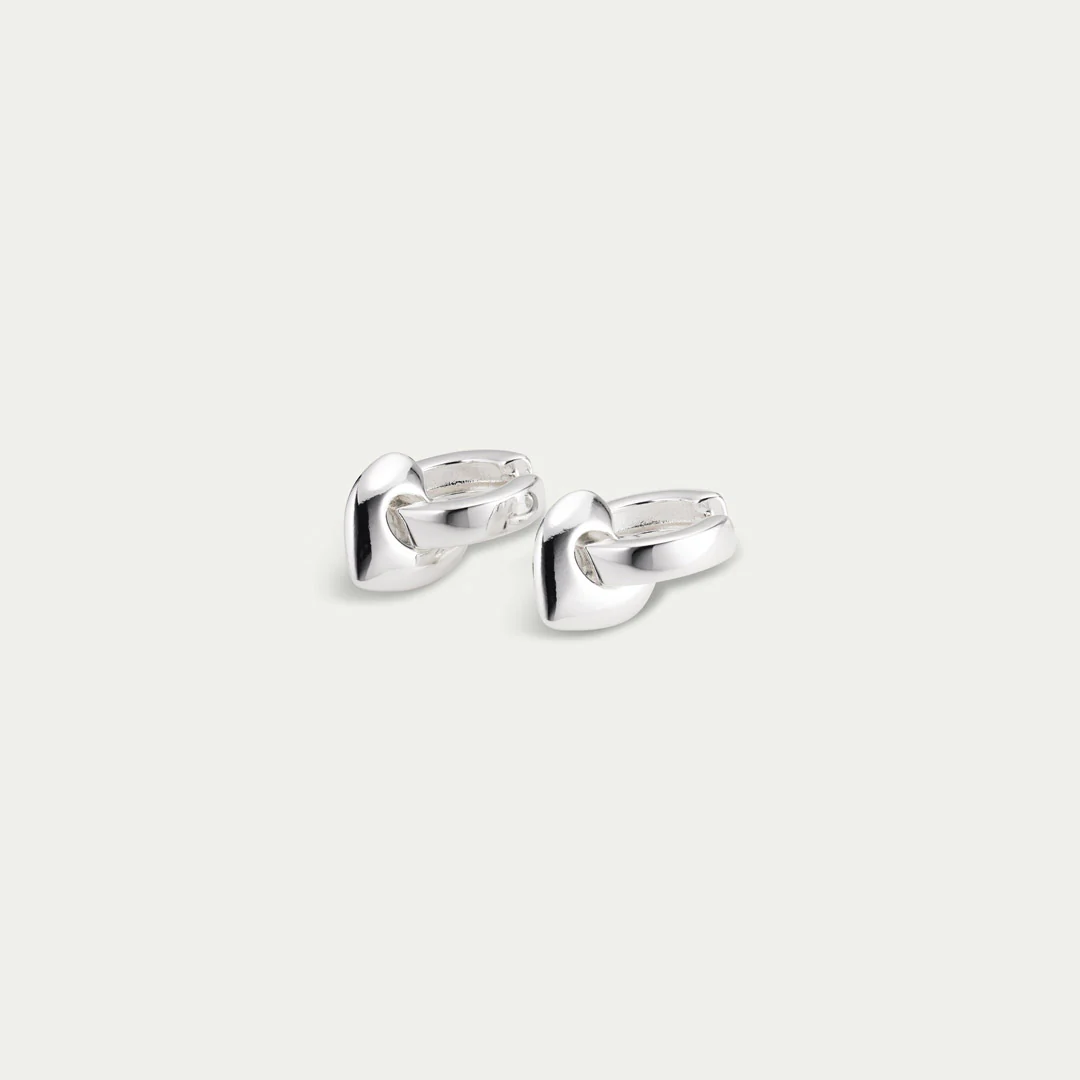 IOKASTE chunky hoops silver-plated - Image 2