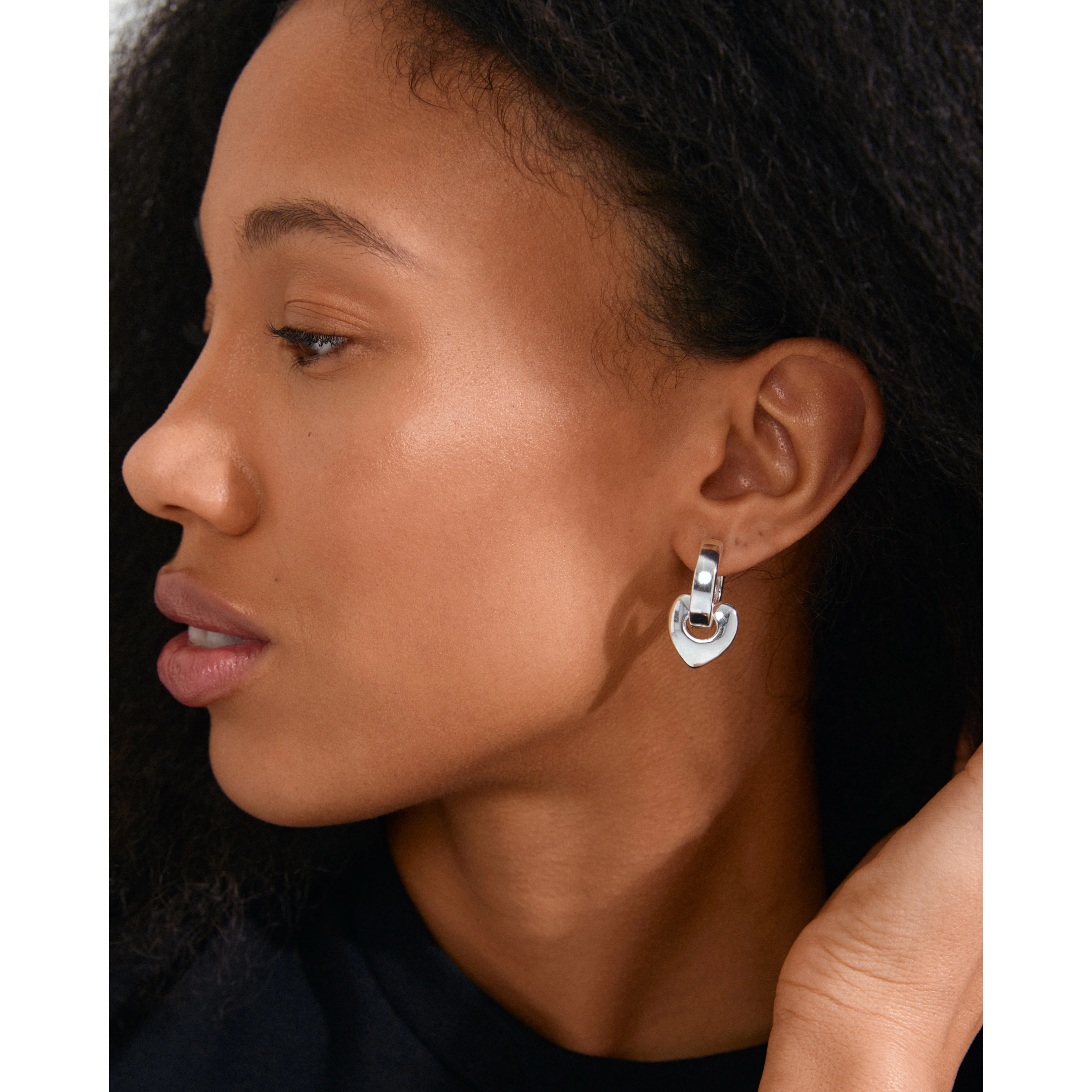 IOKASTE chunky hoops silver-plated - Image 3