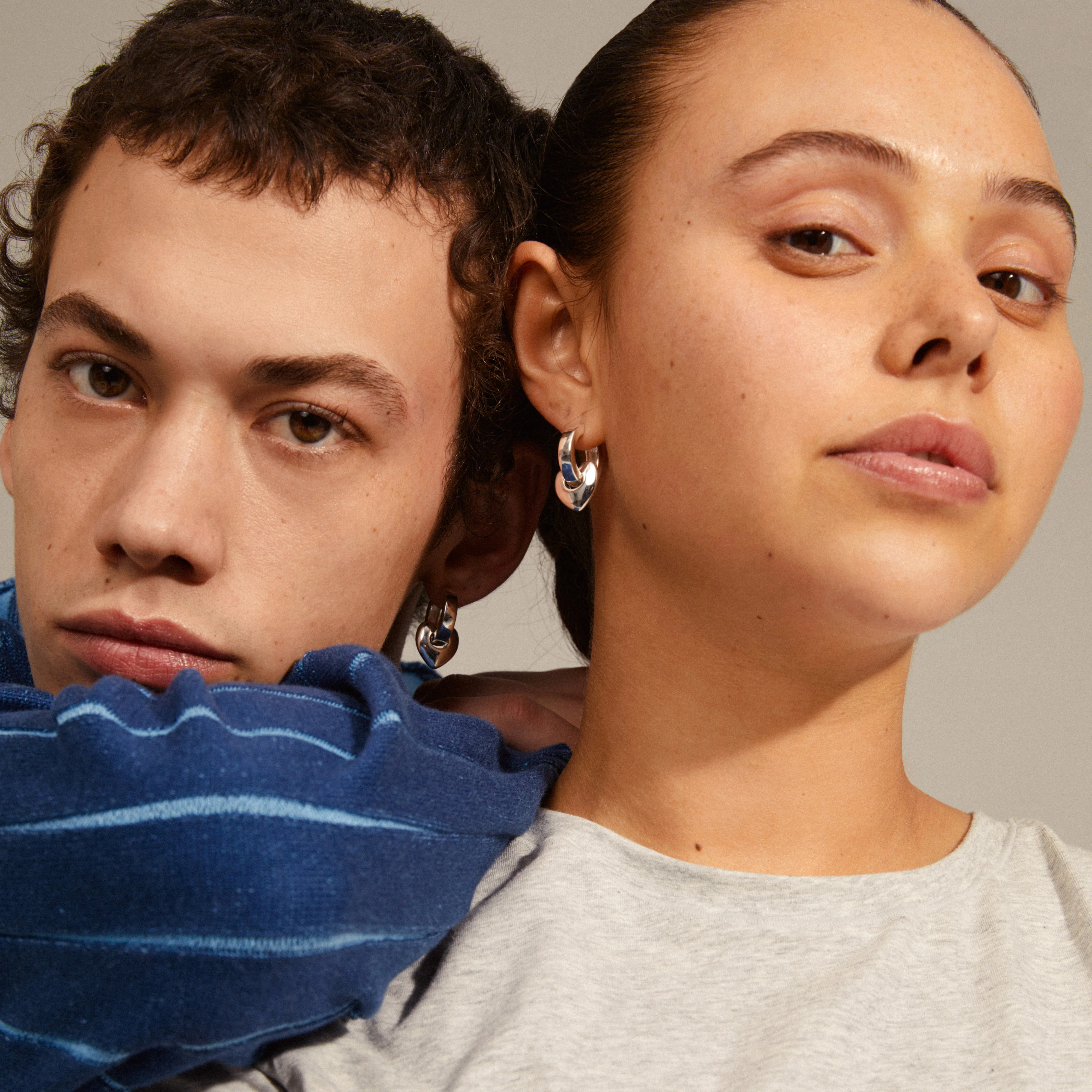 IOKASTE chunky hoops silver-plated - Image 5