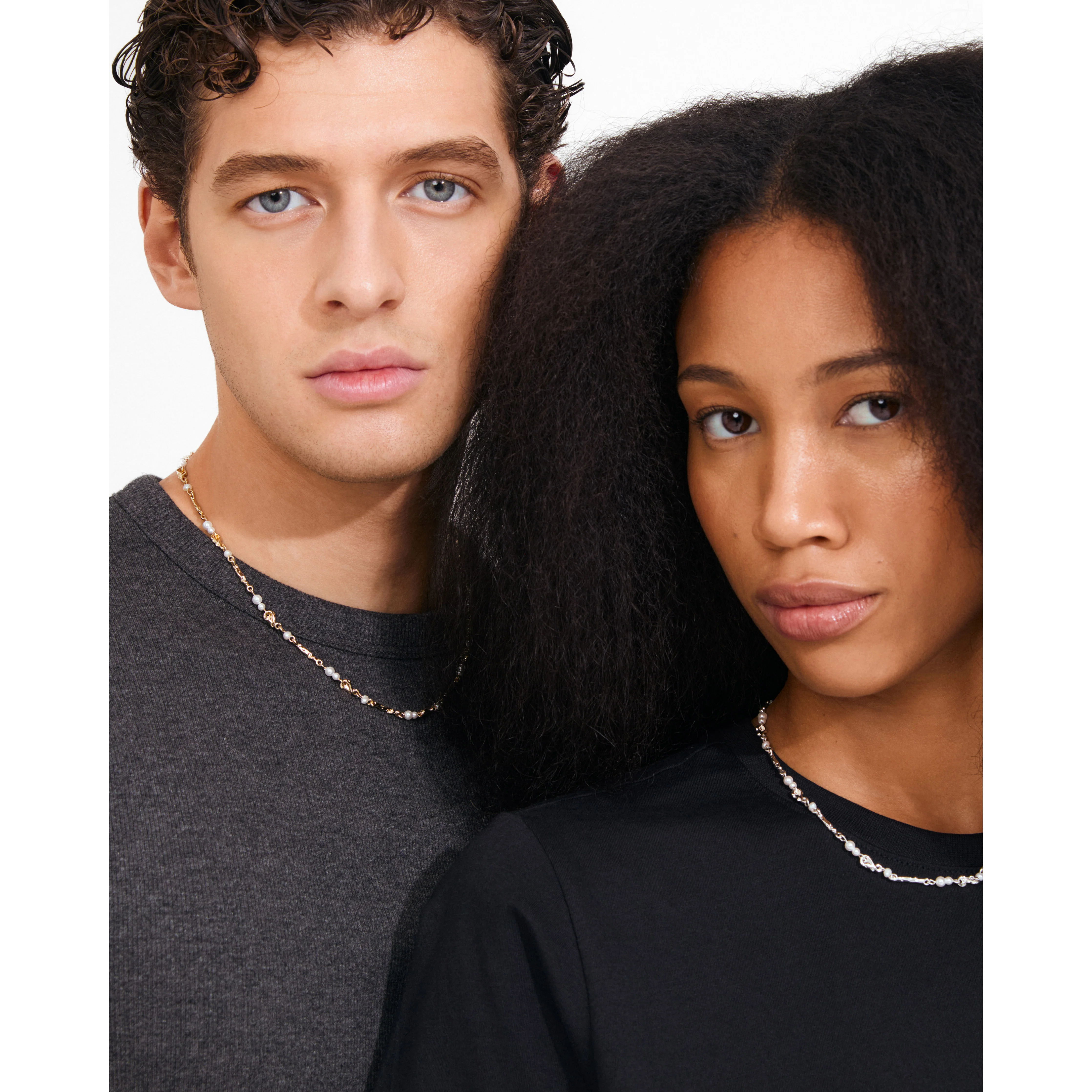 SLOAN pearl necklace gold-plated - Image 4