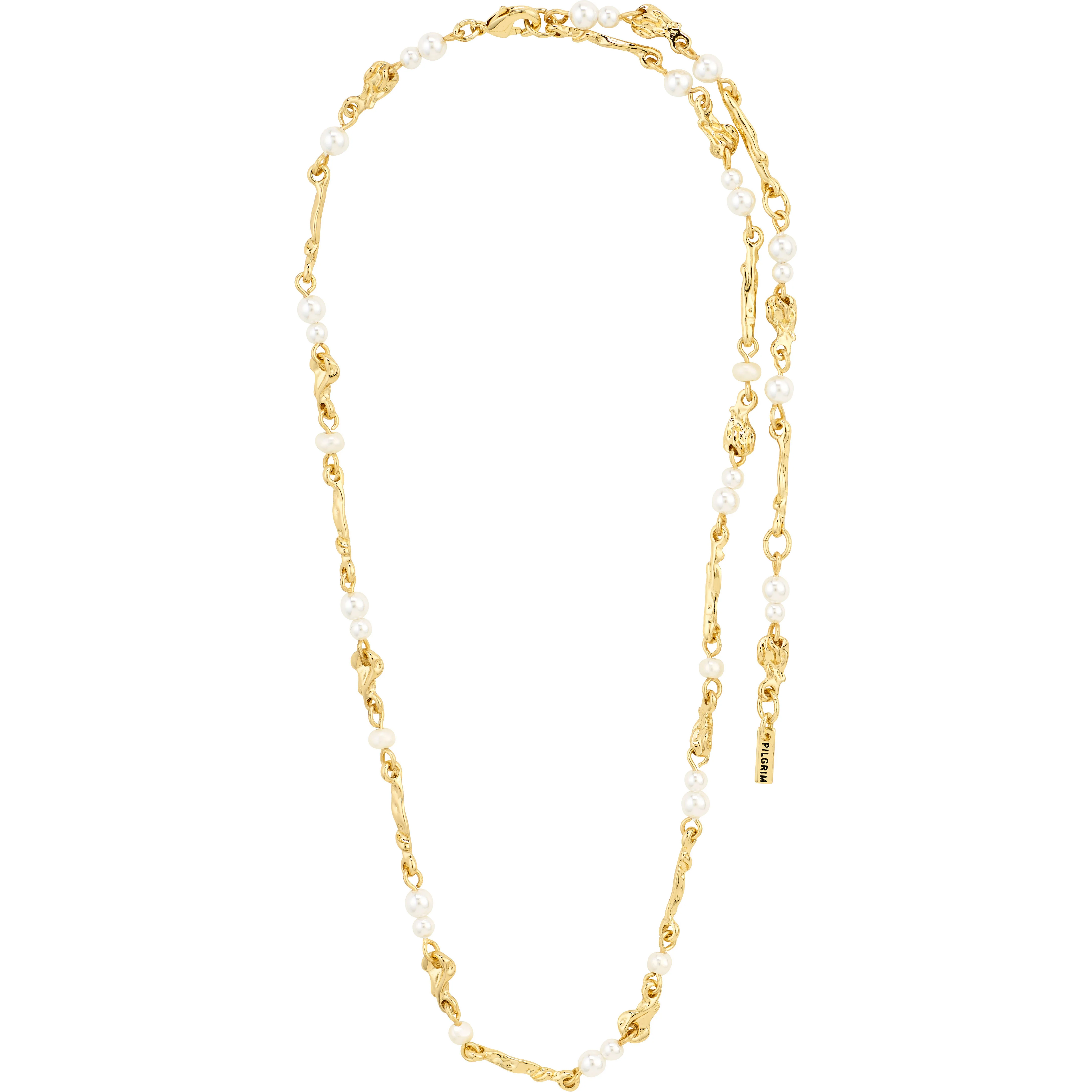 SLOAN pearl necklace gold-plated - Image 5