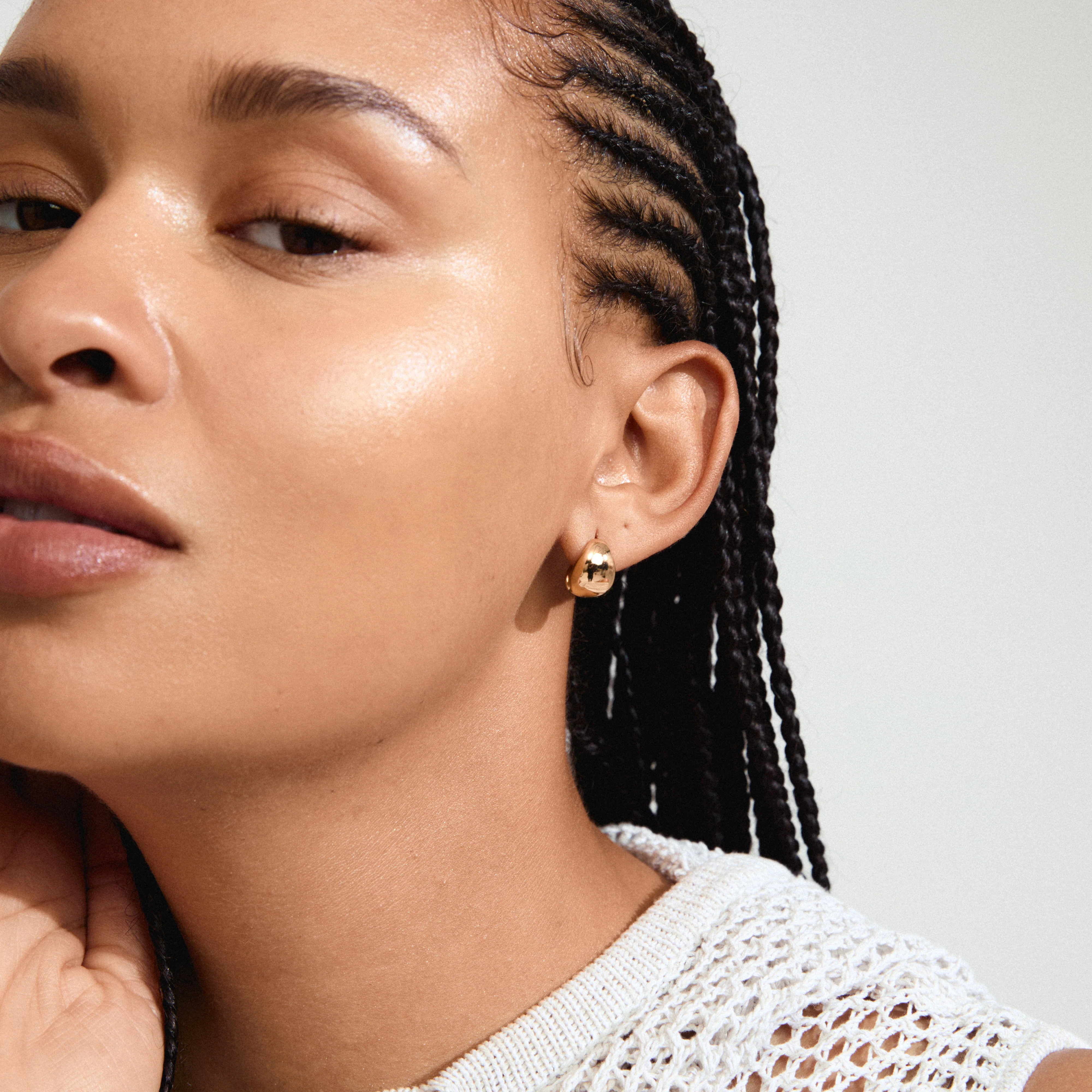 JUA earrings gold-plated - Image 3