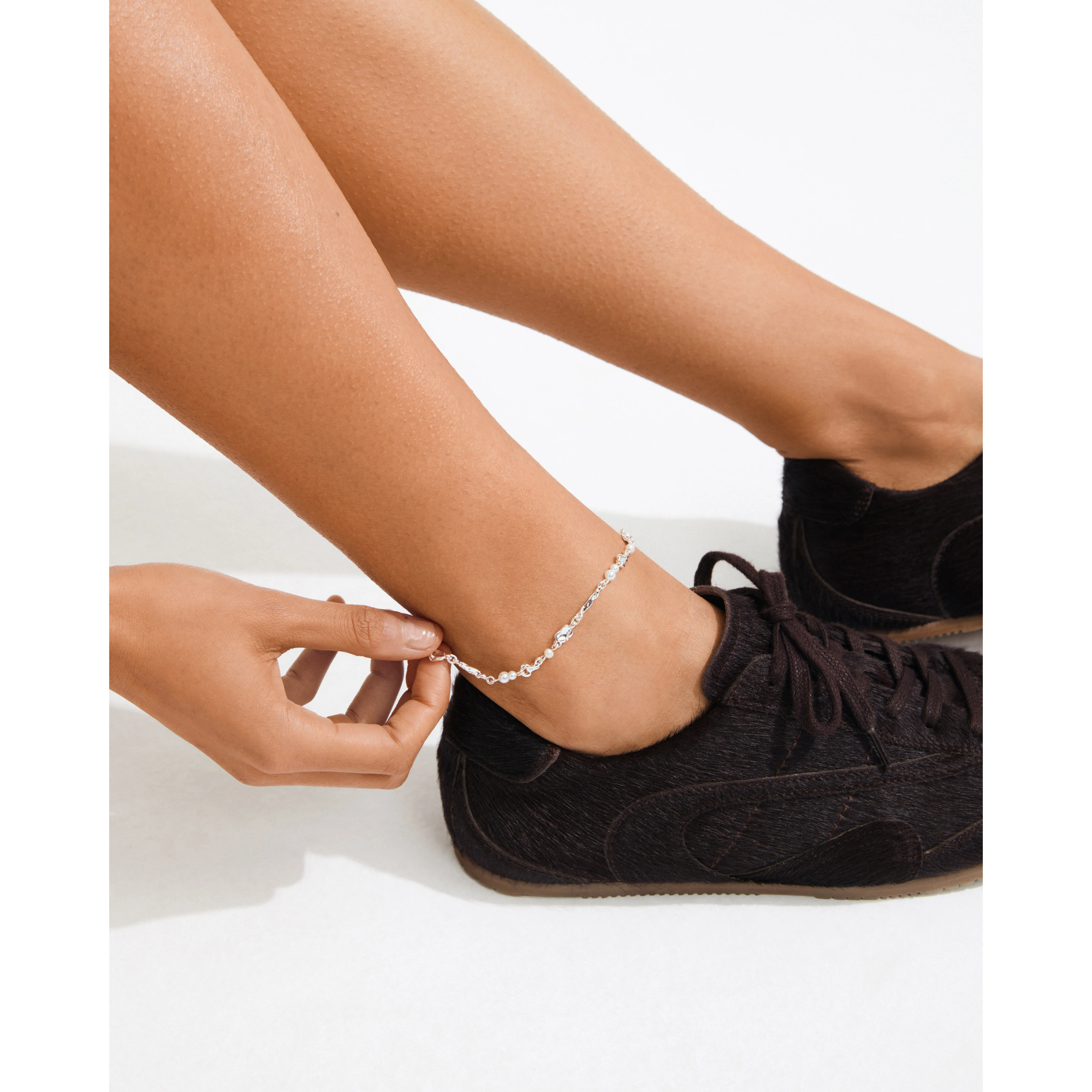 SLOAN ankle chain silver-plated - Image 3