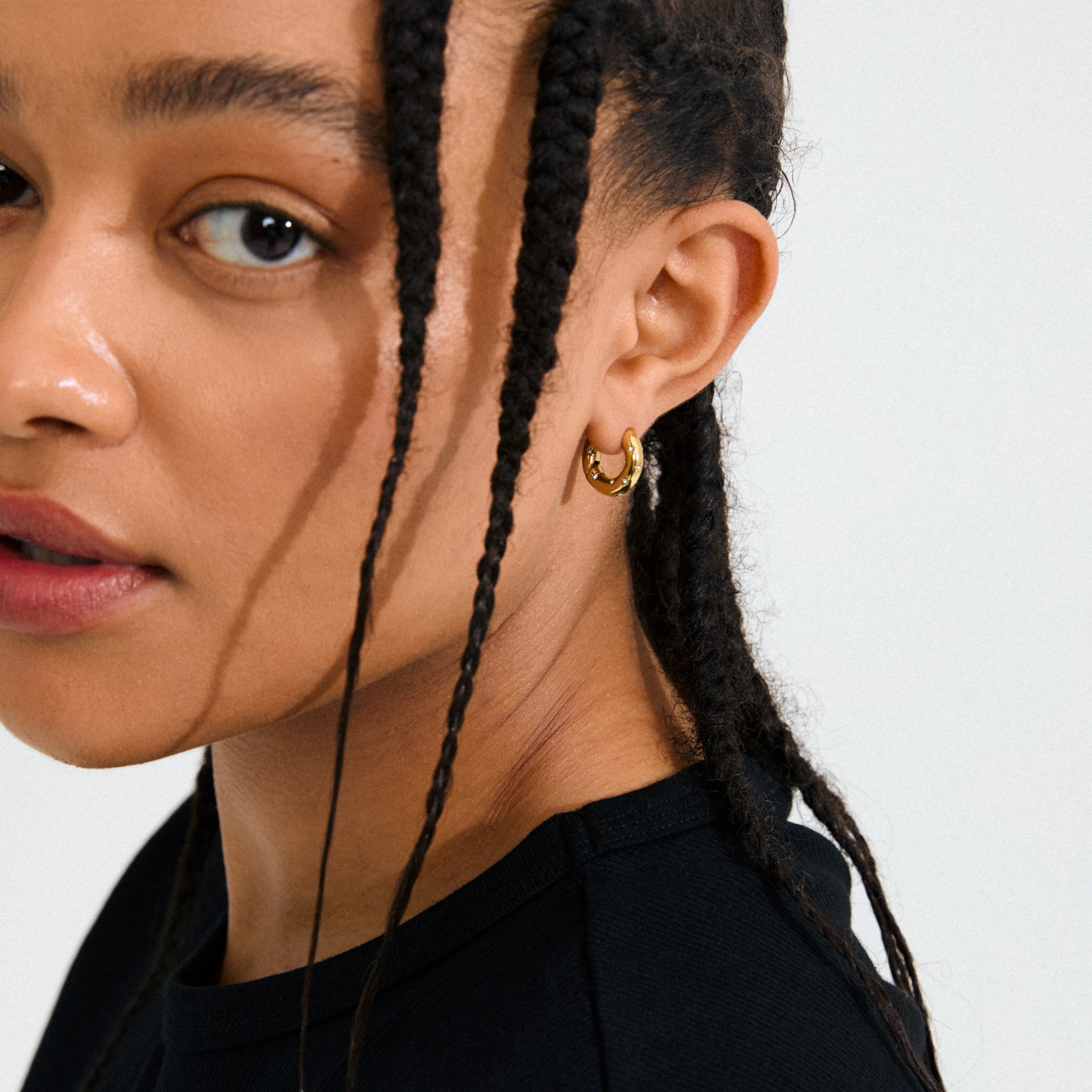 NEVAEH hoops gold-plated - Image 2