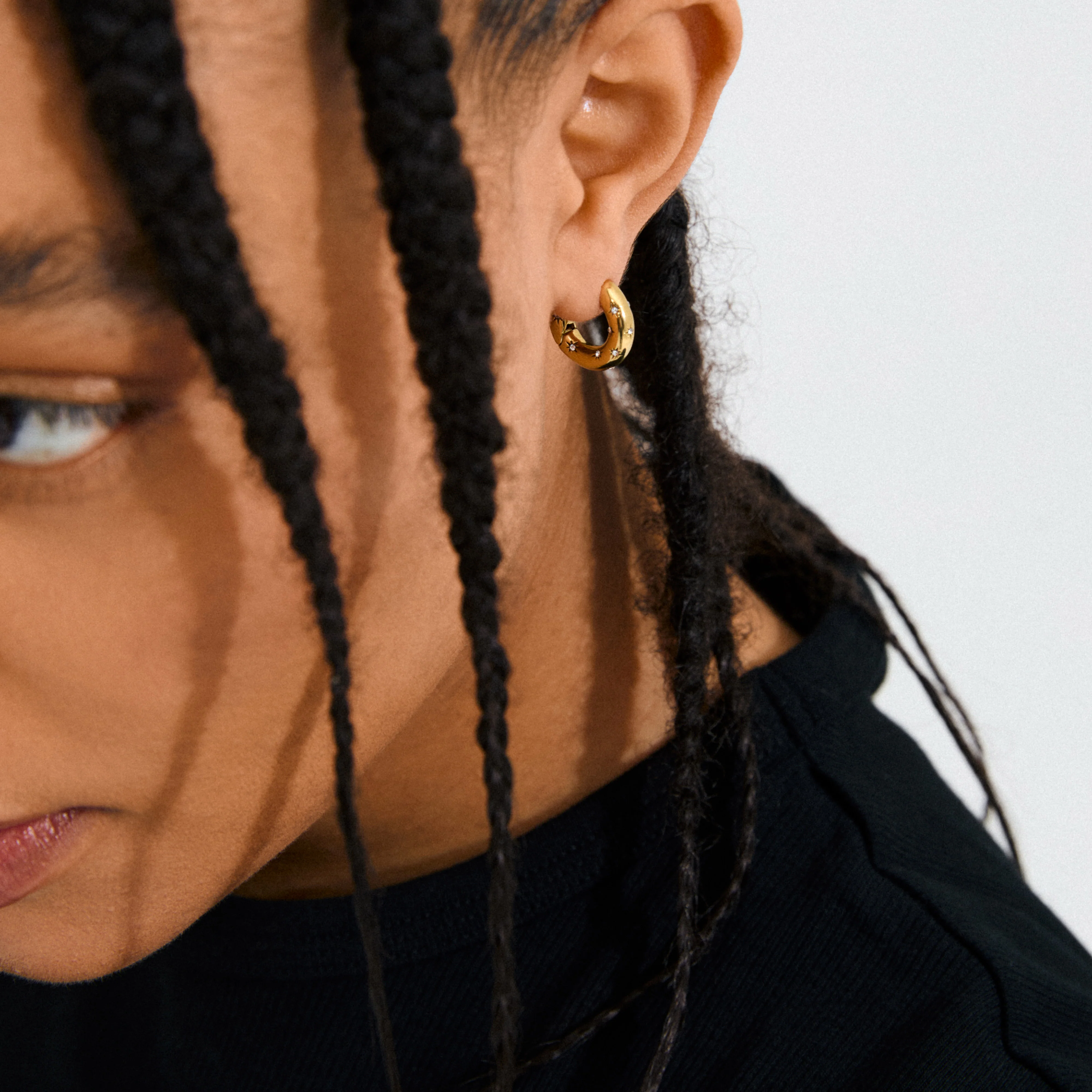 NEVAEH hoops gold-plated - Image 3
