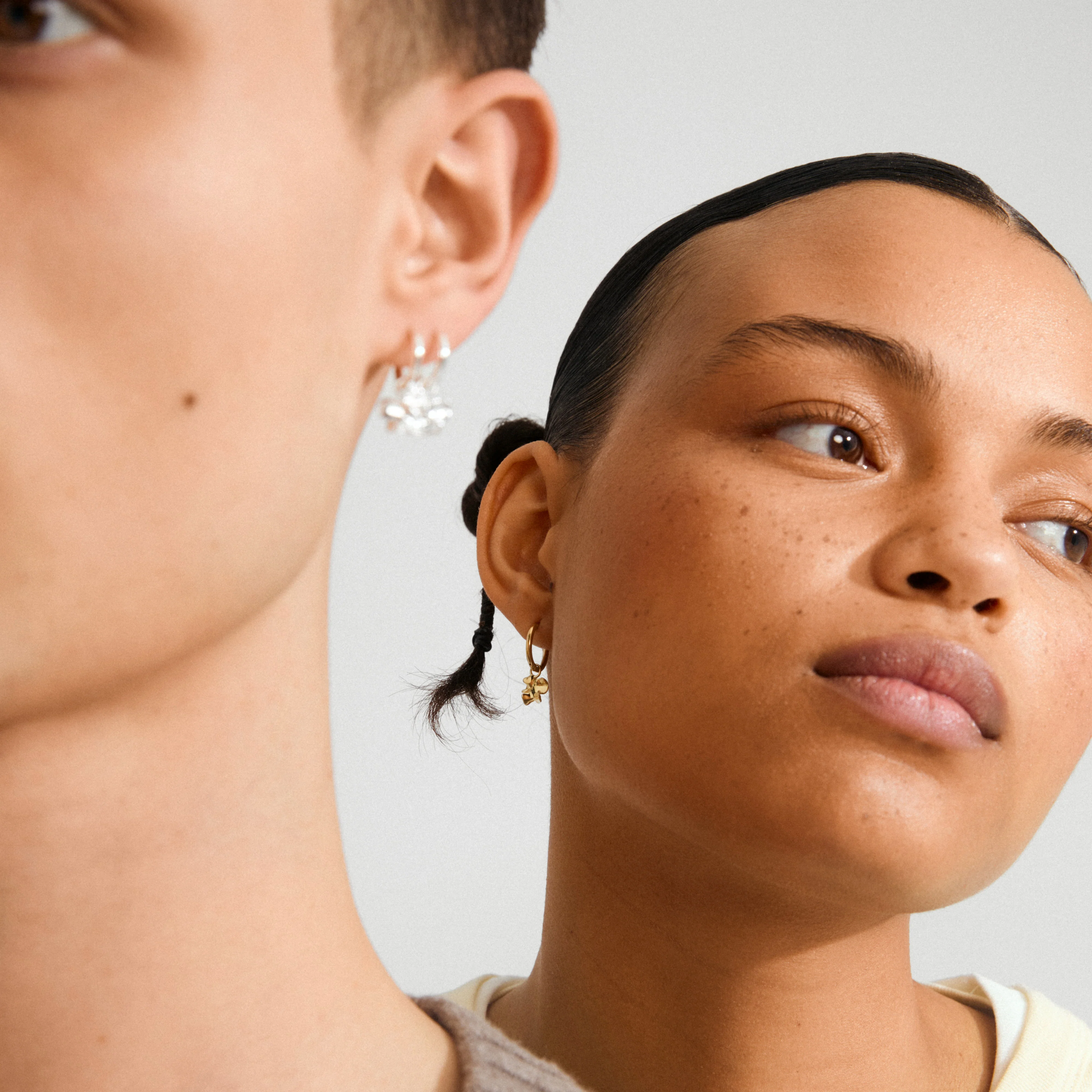 TIMBER earrings gold-plated - Image 2