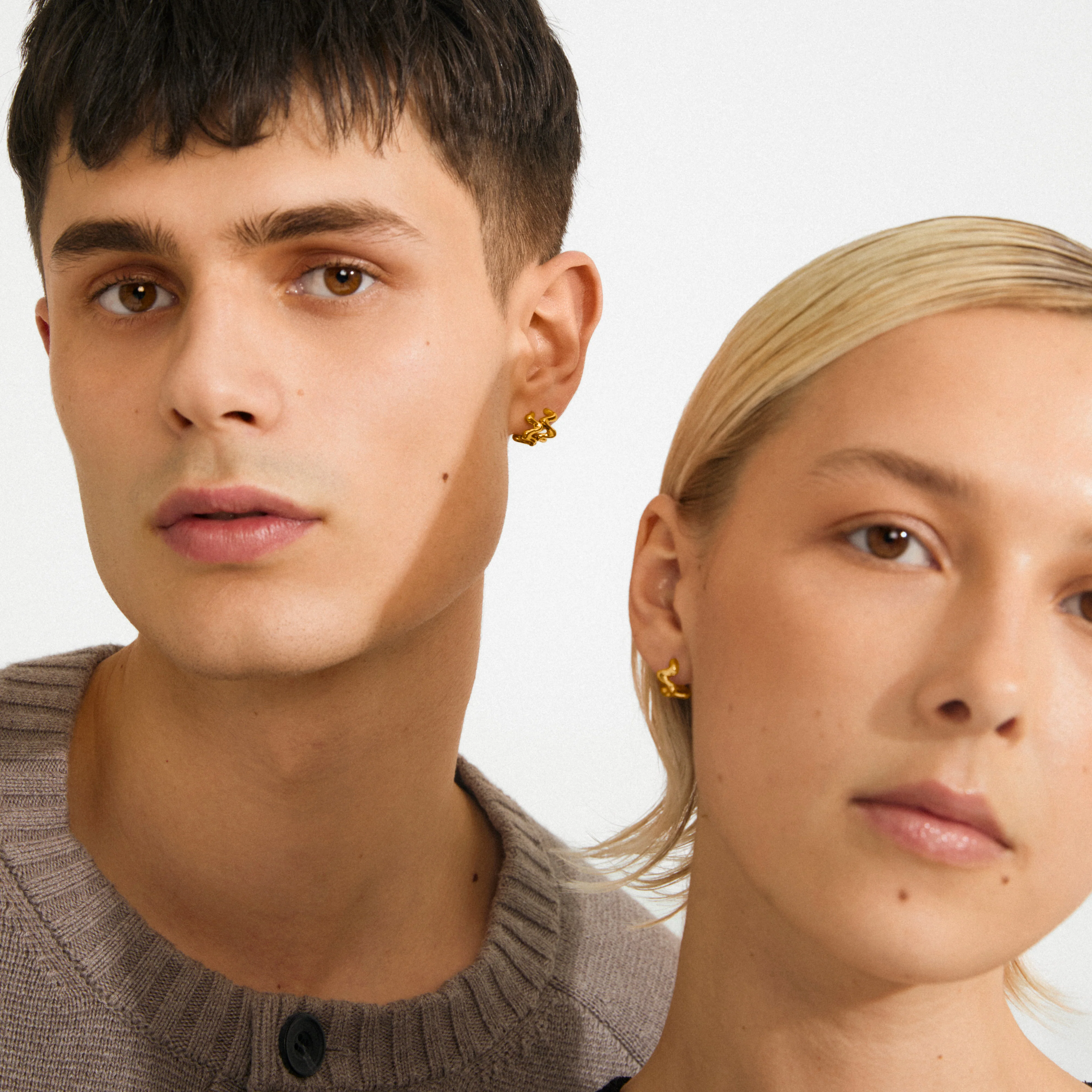 AIKO earring gold-plated - Image 2