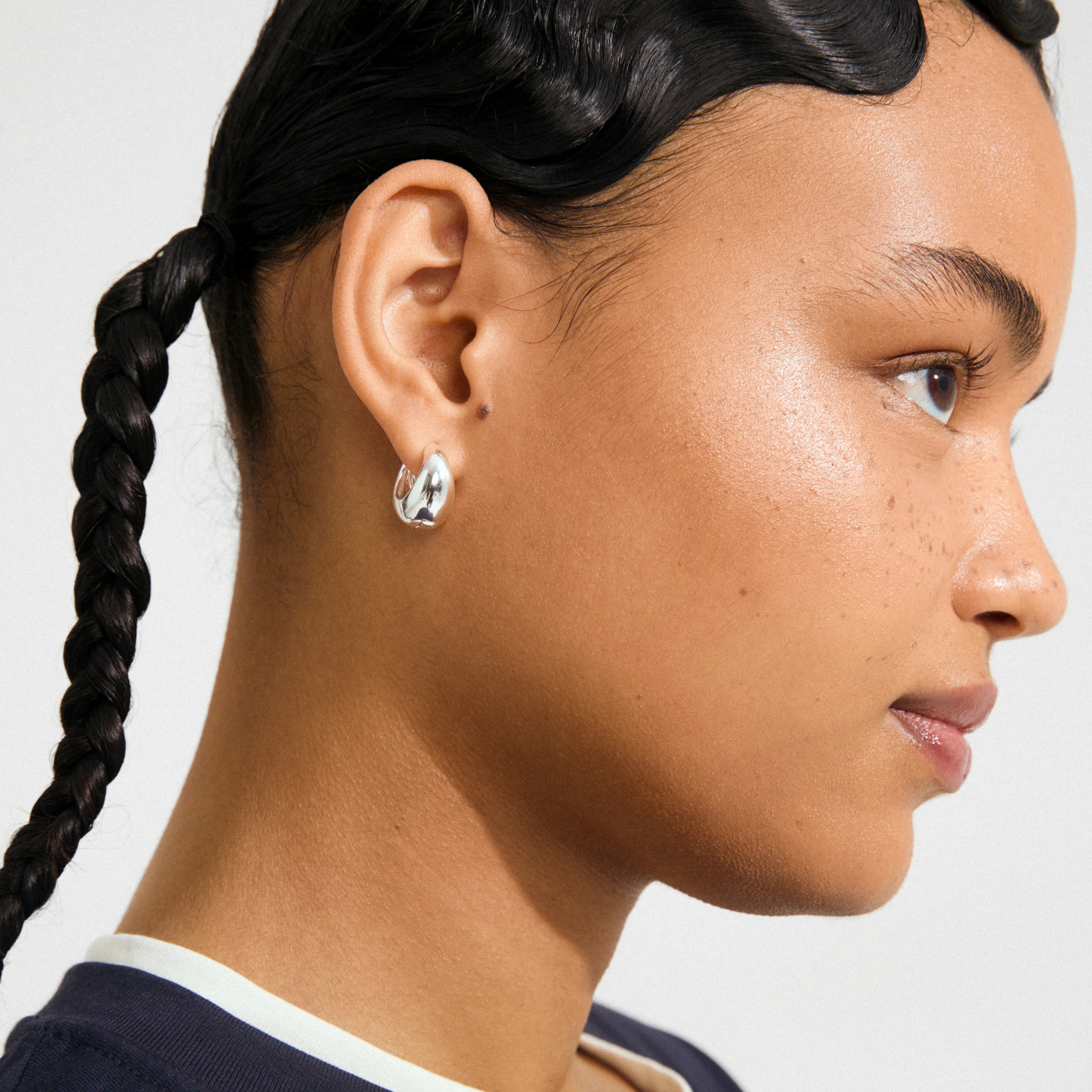 BRAXTYN earrings silver-plated - Image 2