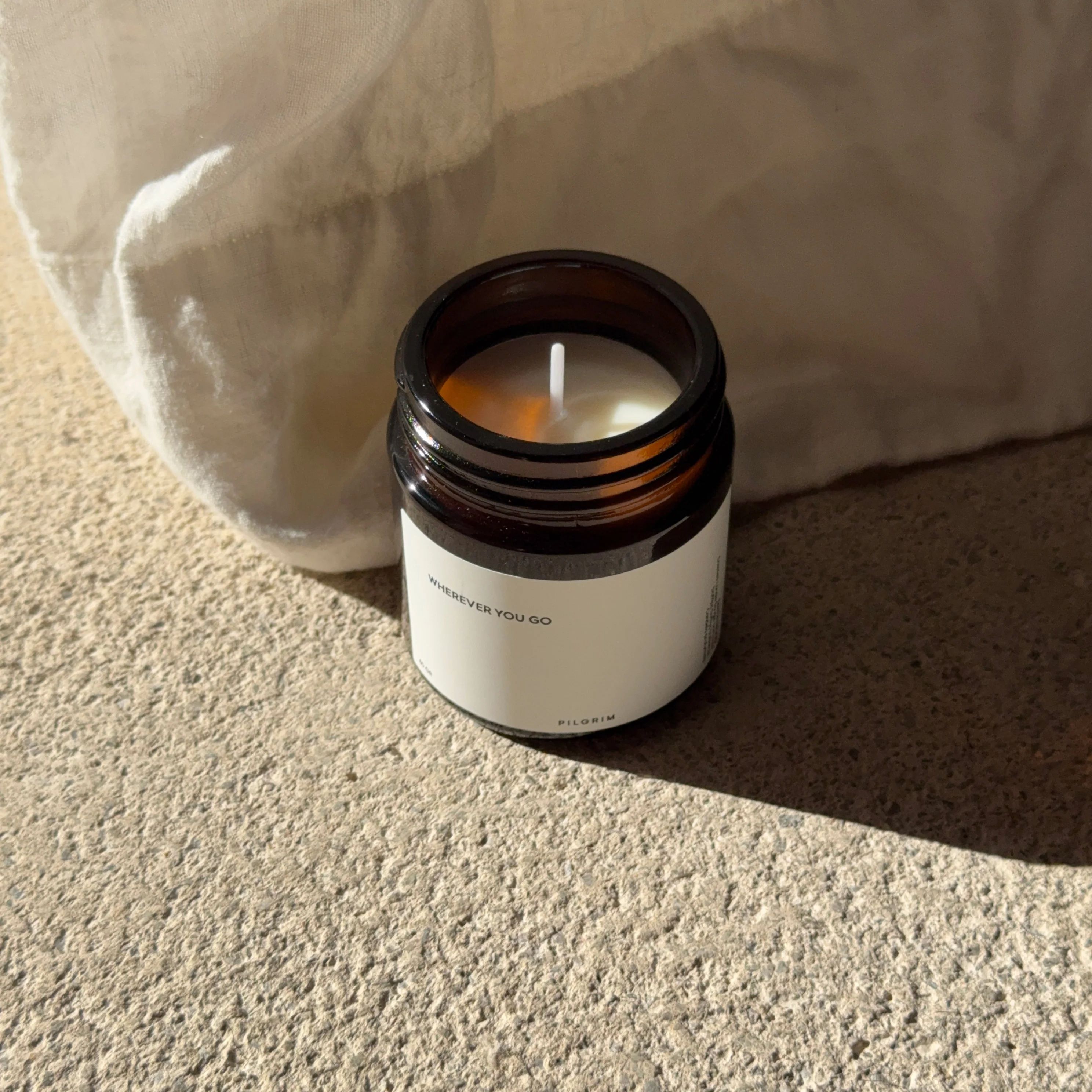 PILGRIM Scented candle, brown - Image 7
