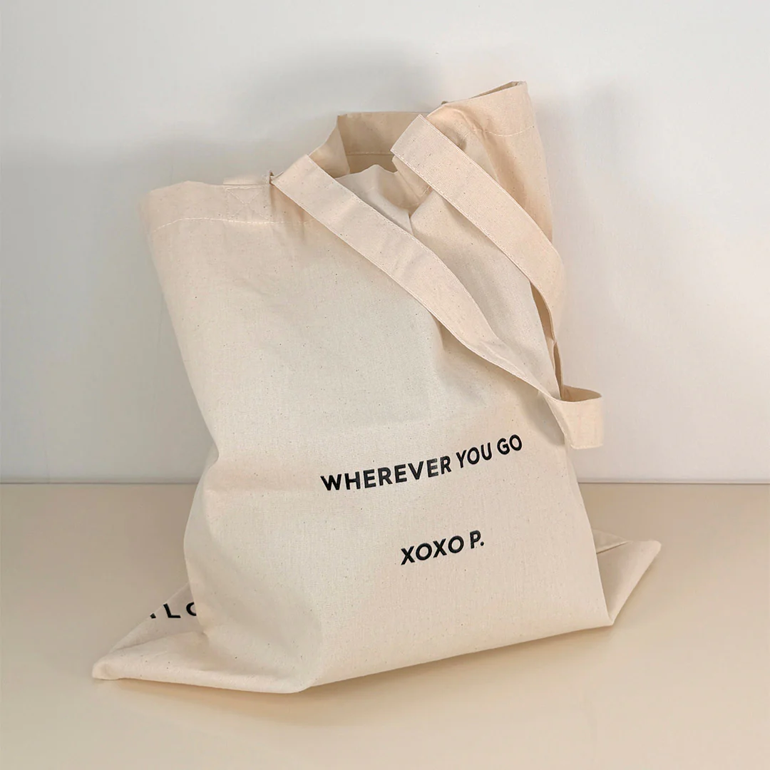 Medium Fashion canvas tote-bag, off-white - Image 5