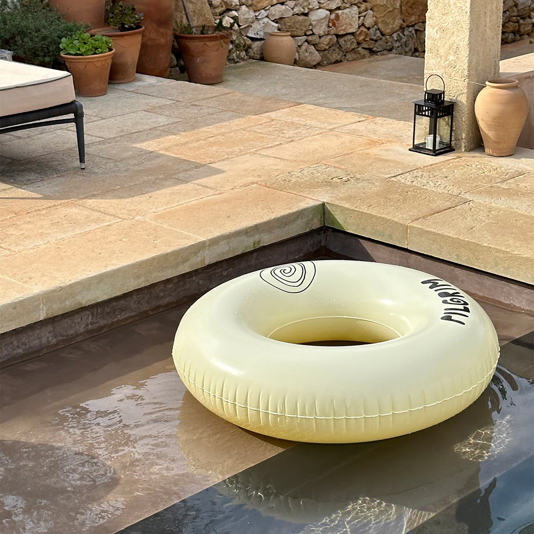 Swim ring, 120 cm, offwhite with Pilgrim logo - Image 3