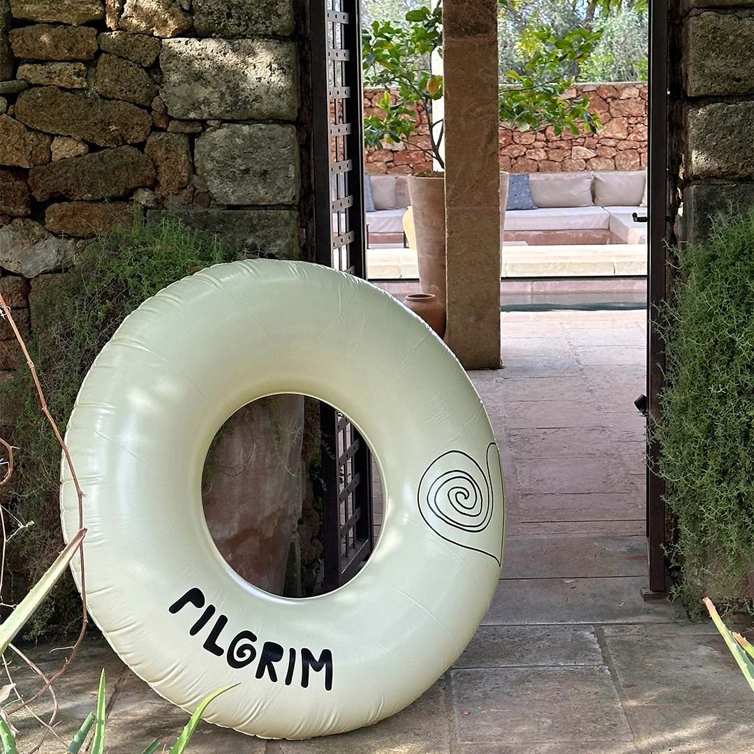 Swim ring, 120 cm, offwhite with Pilgrim logo - Image 4