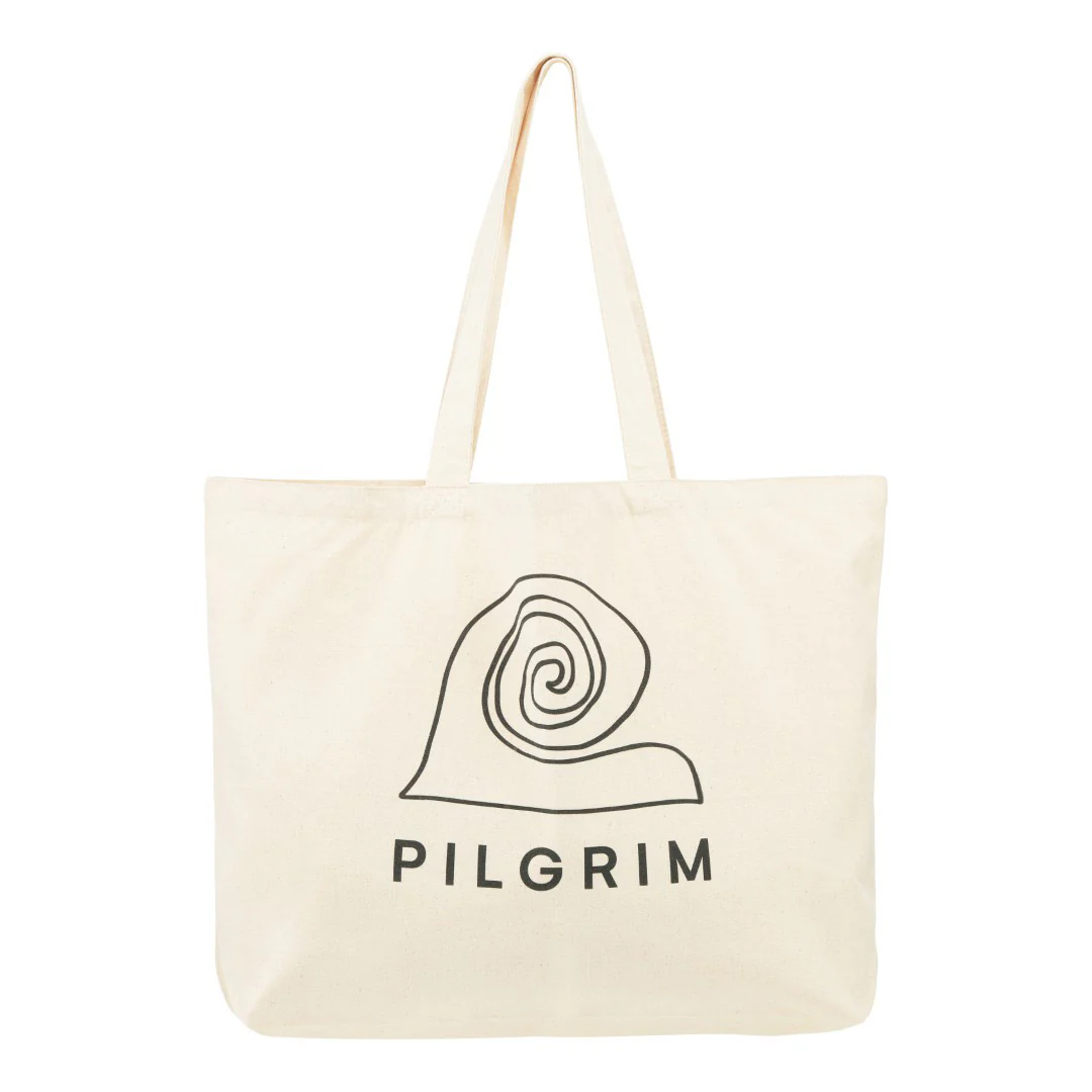 Large Fashion canvas tote-bag, off-white