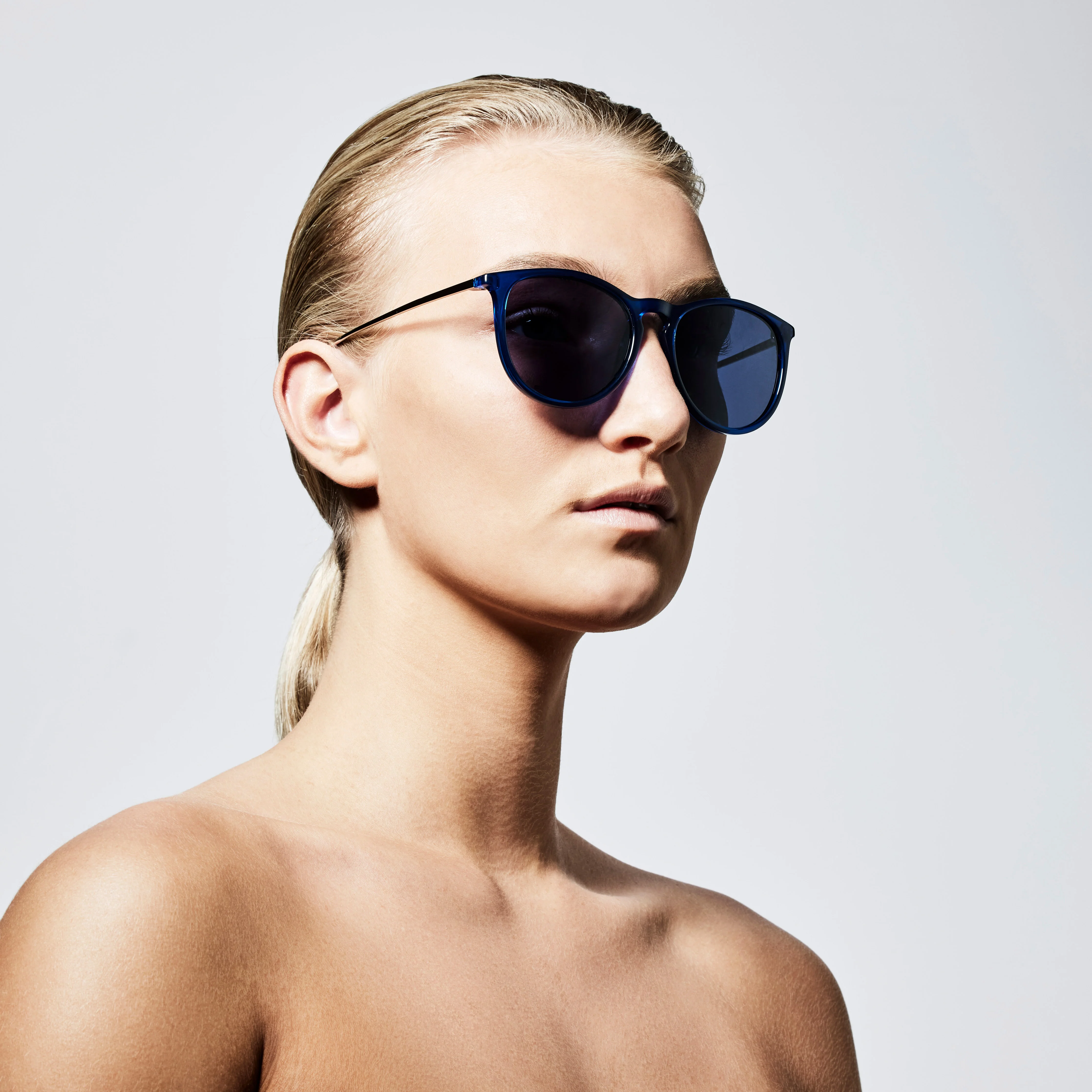 VANILLE sunglasses dark blue/silver-plated - Image 2