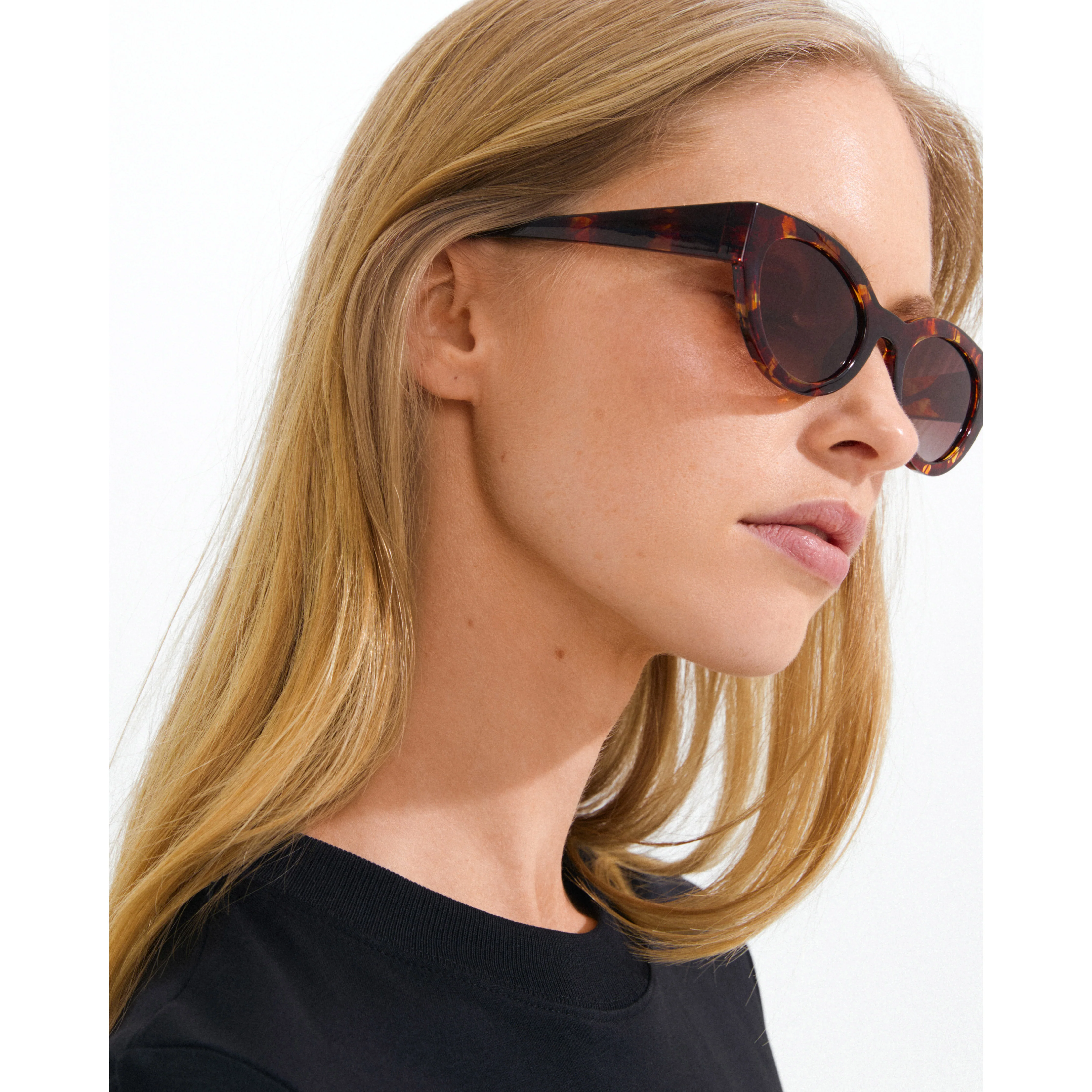 JUNA cat-eye sunglasses tortoise brown - Image 3