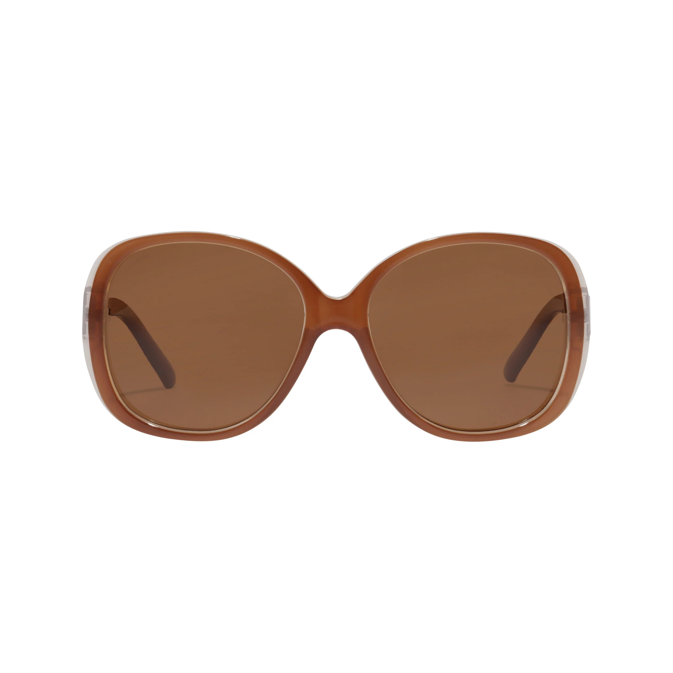 PARKER oversized retro sunglasses light brown - Image 4