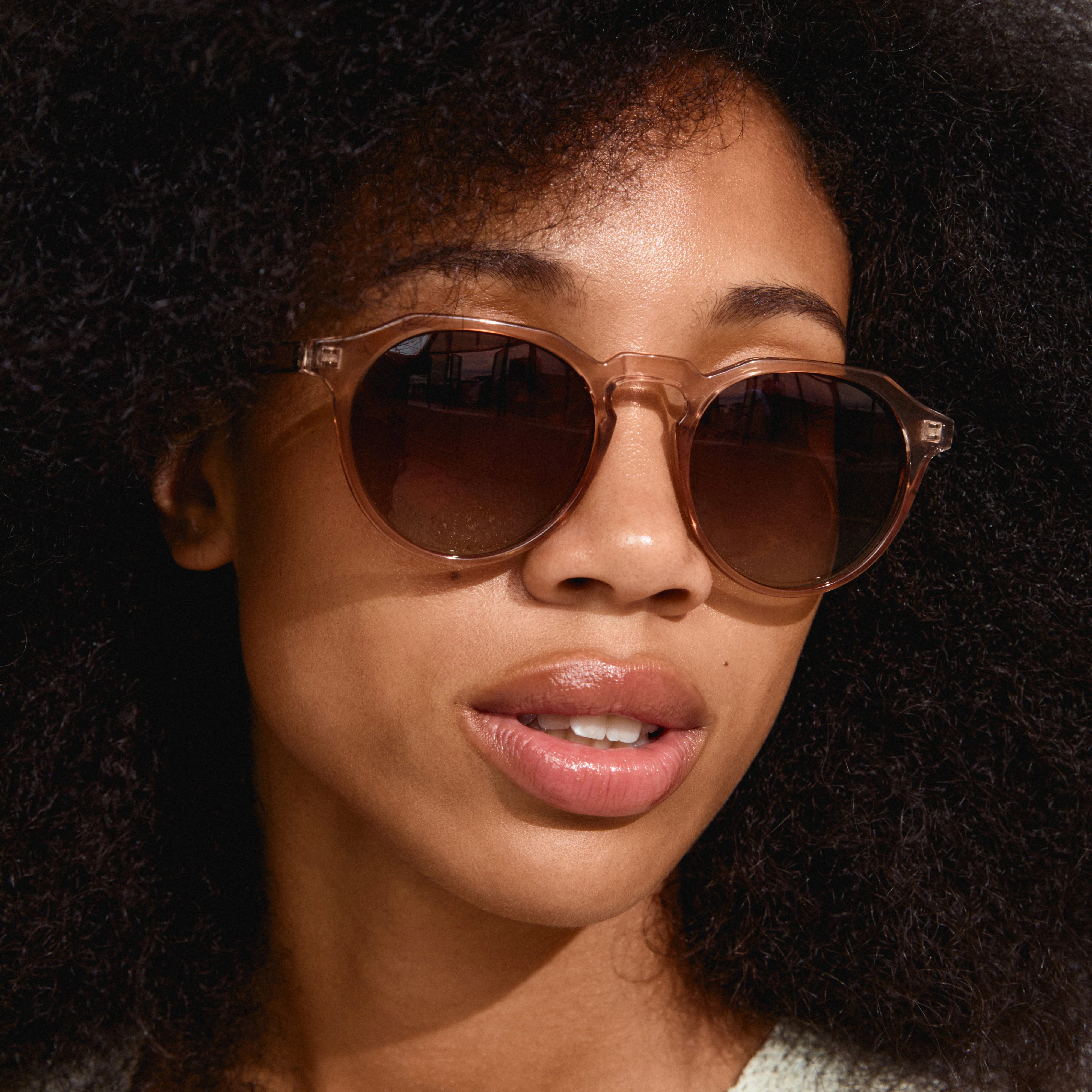 ALEJANDRA sunglasses light brown - Image 3