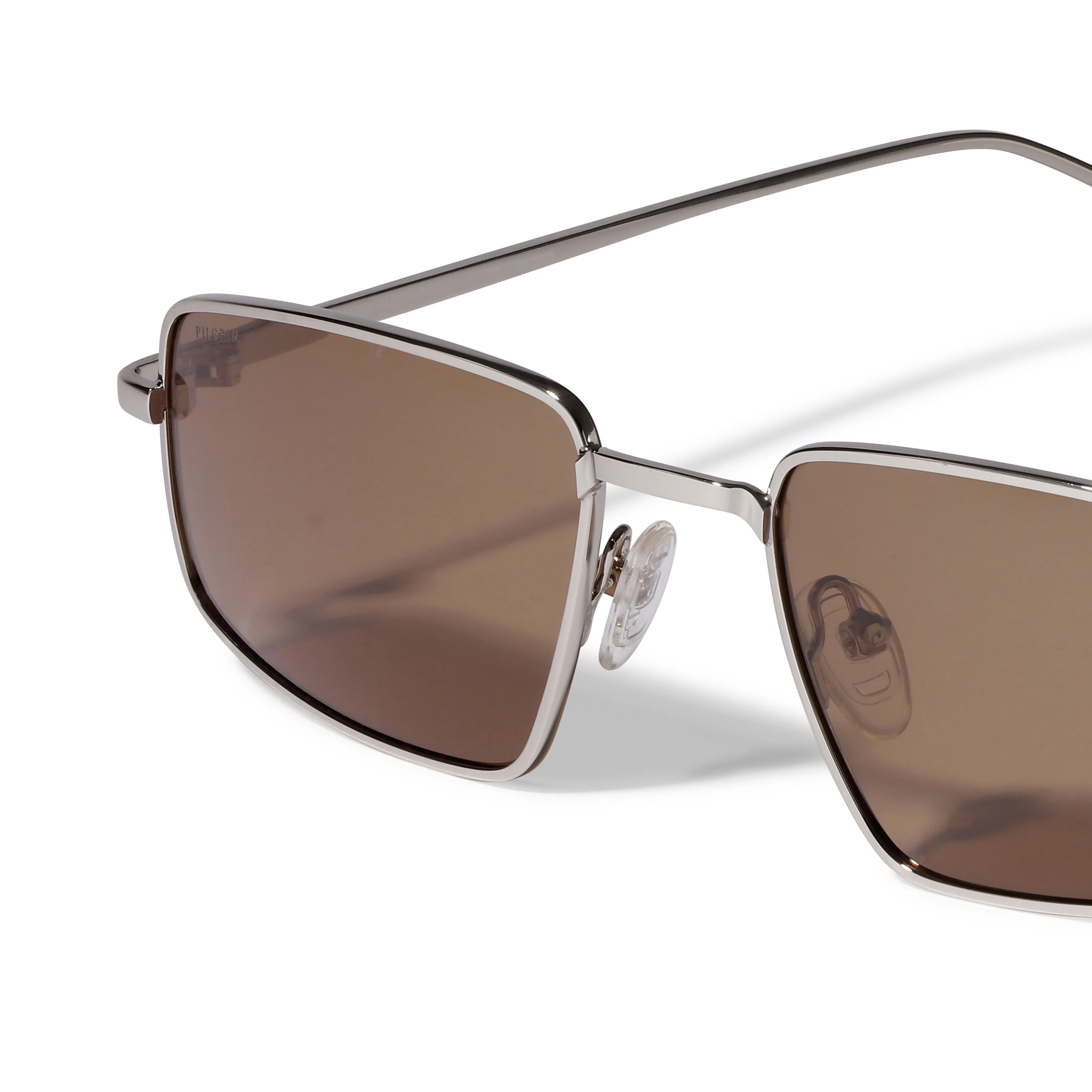 AMIYAH sunglasses brown/silver - Image 5