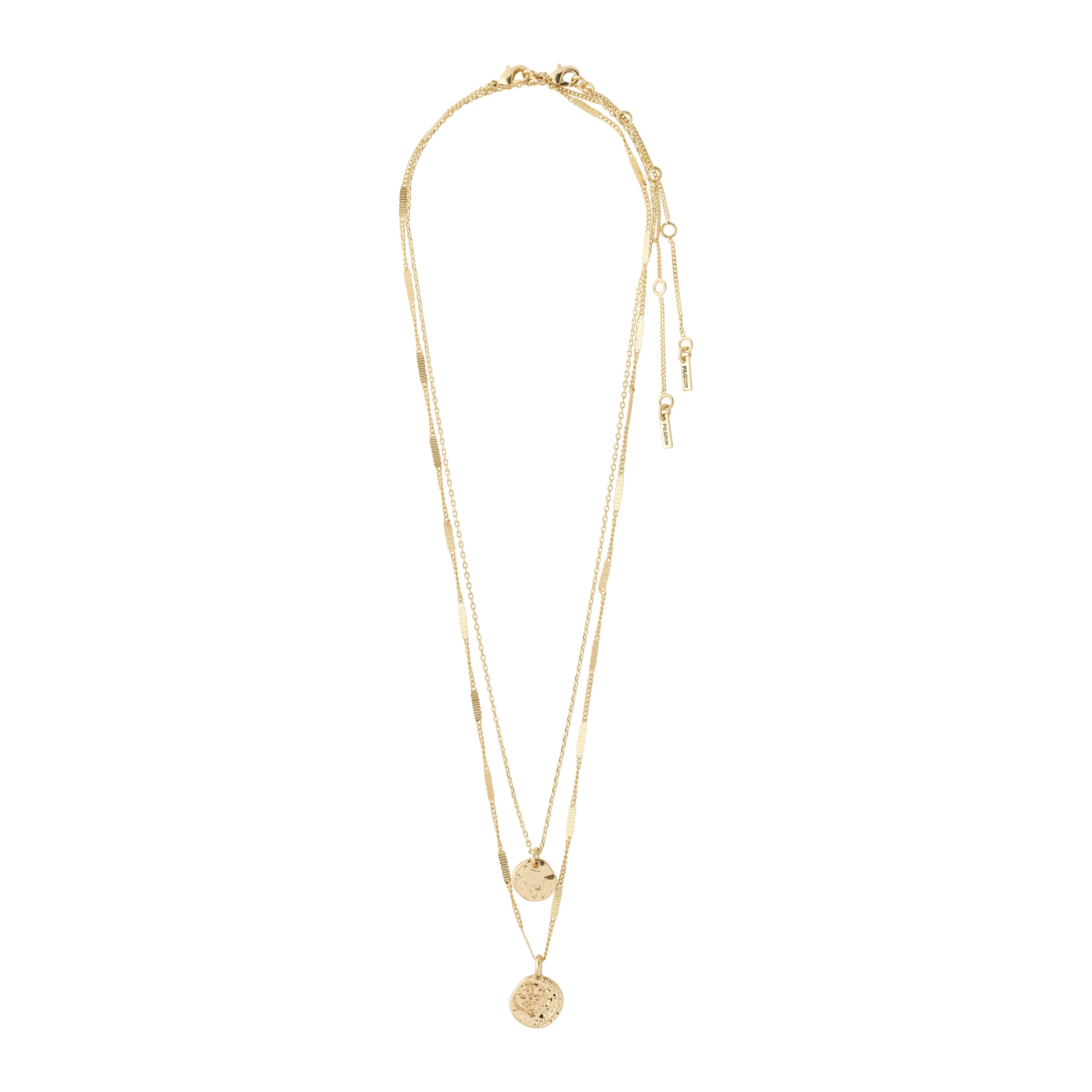 HAVEN 2-in-1 coin necklace gold-plated - Image 4
