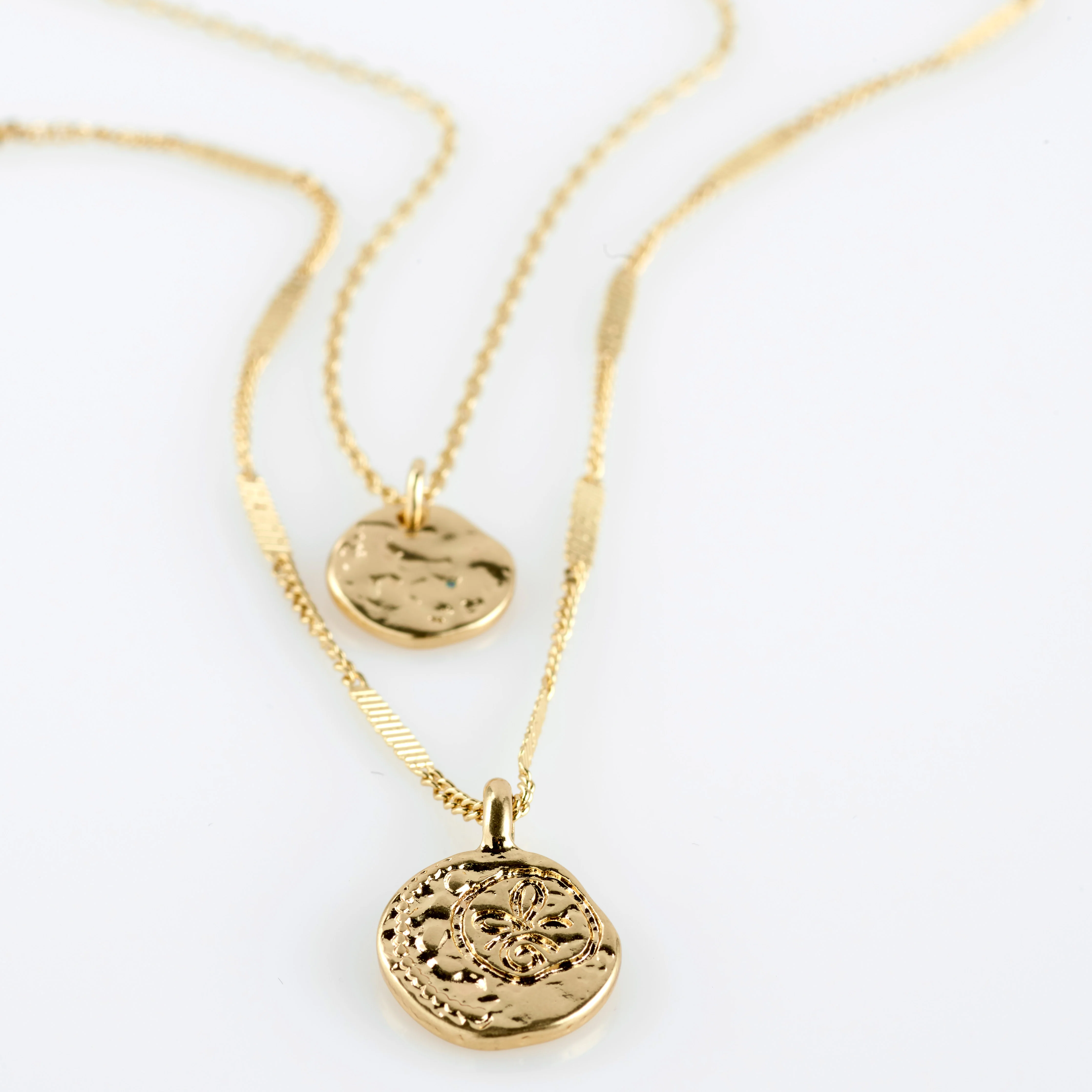 HAVEN 2-in-1 coin necklace gold-plated - Image 5