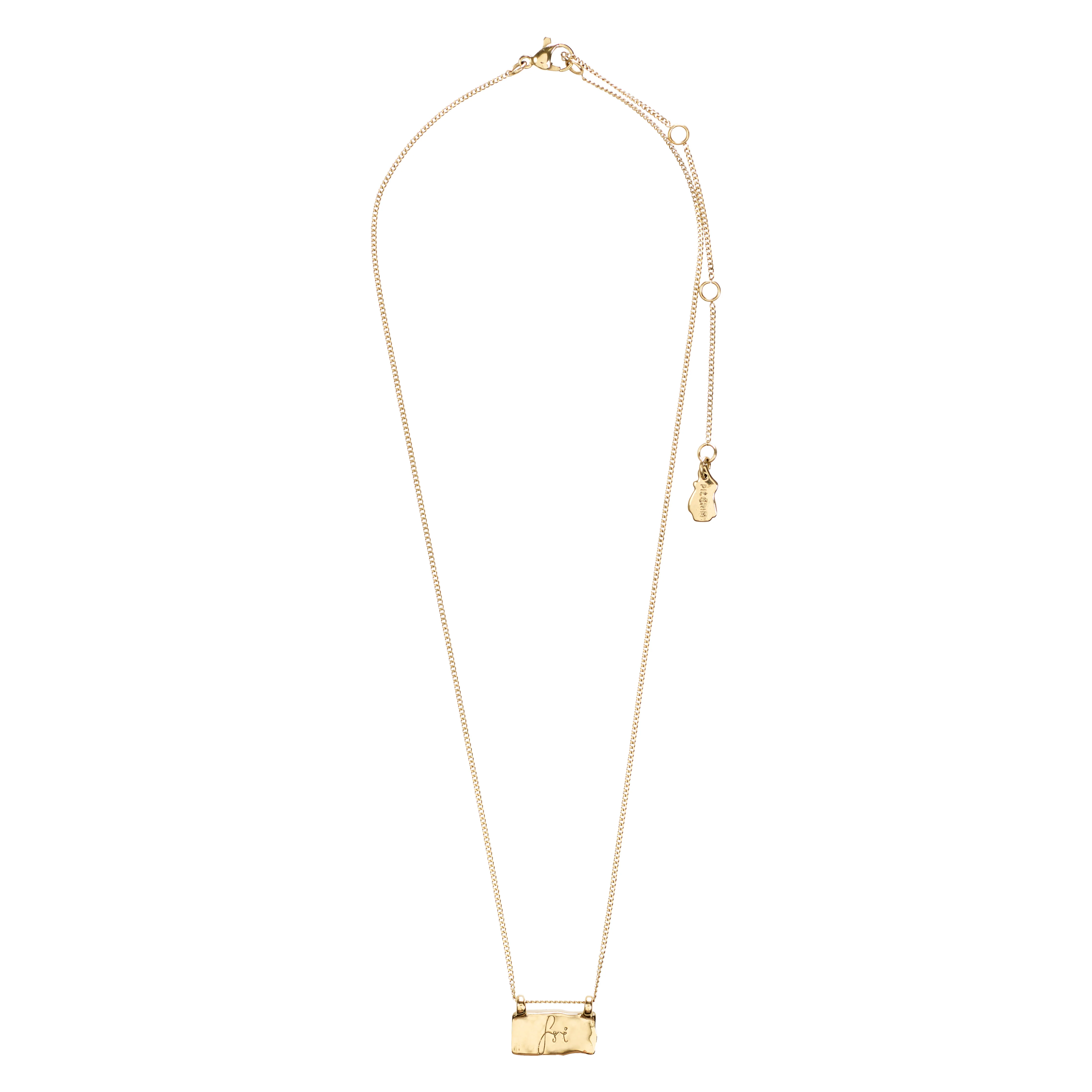Necklace, Fri Af Misbrug, gold-plated - Image 3