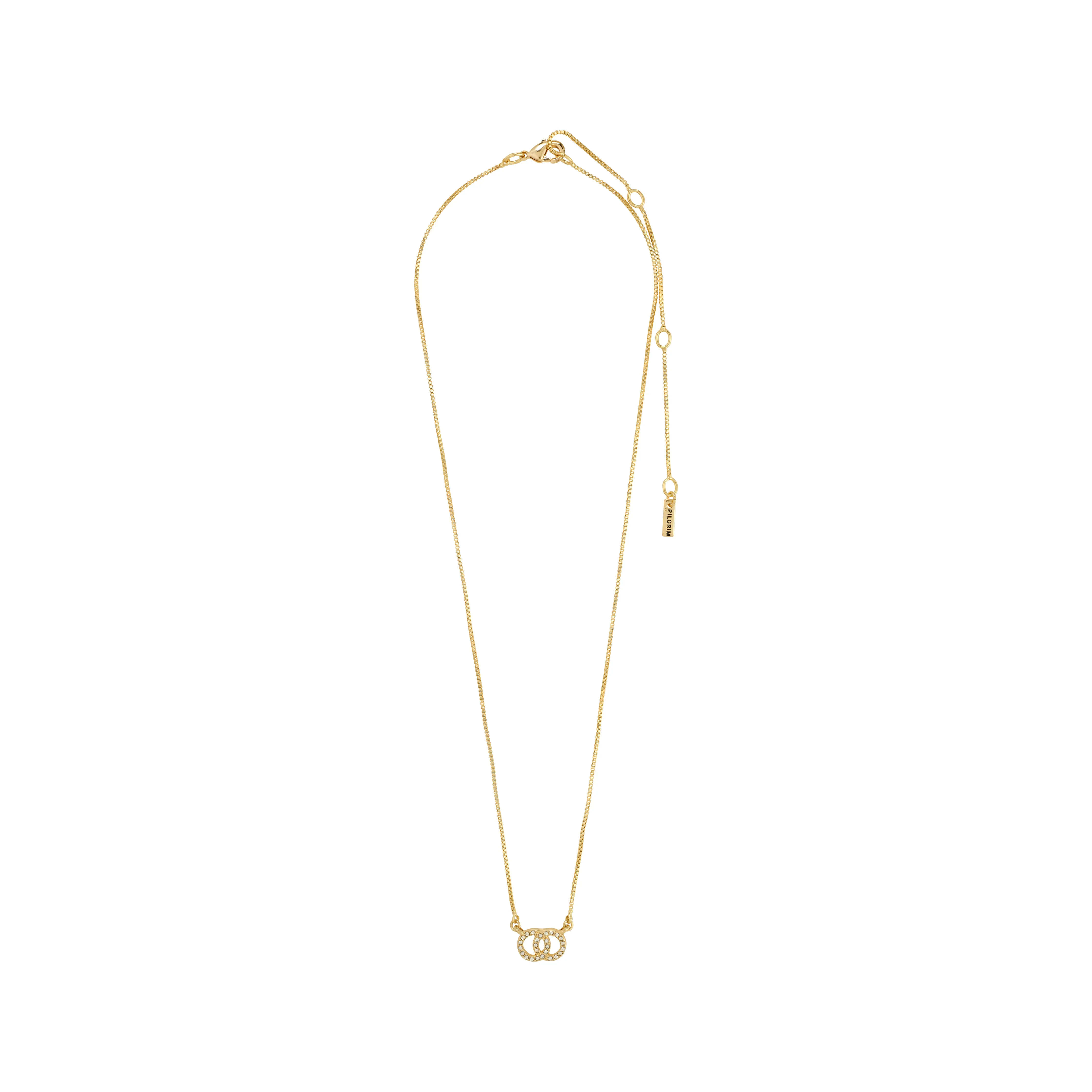 HARLAN gift set, necklace & earrings, gold-plated - Image 5