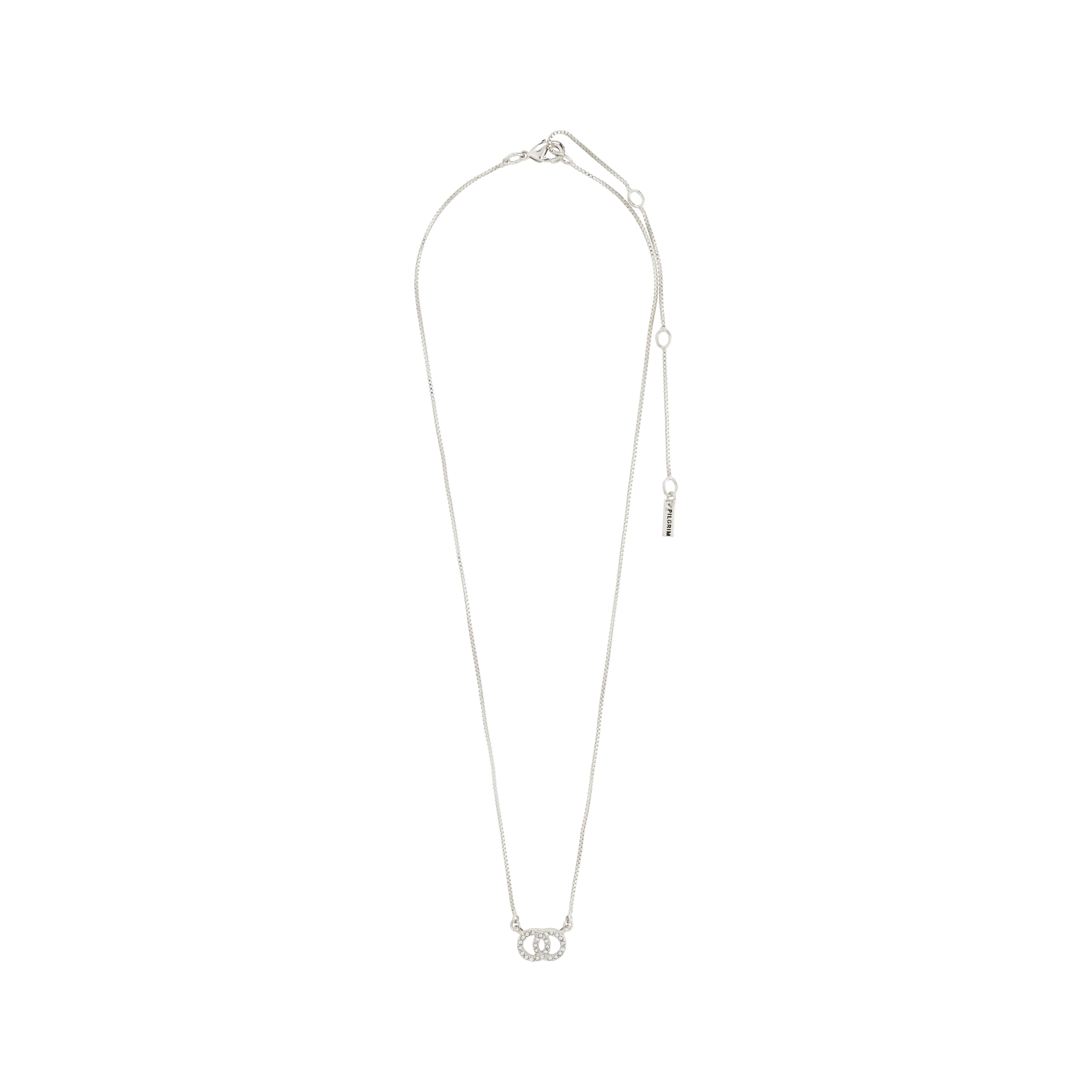 HARLAN gift set, necklace & earrings, silver-plated - Image 5