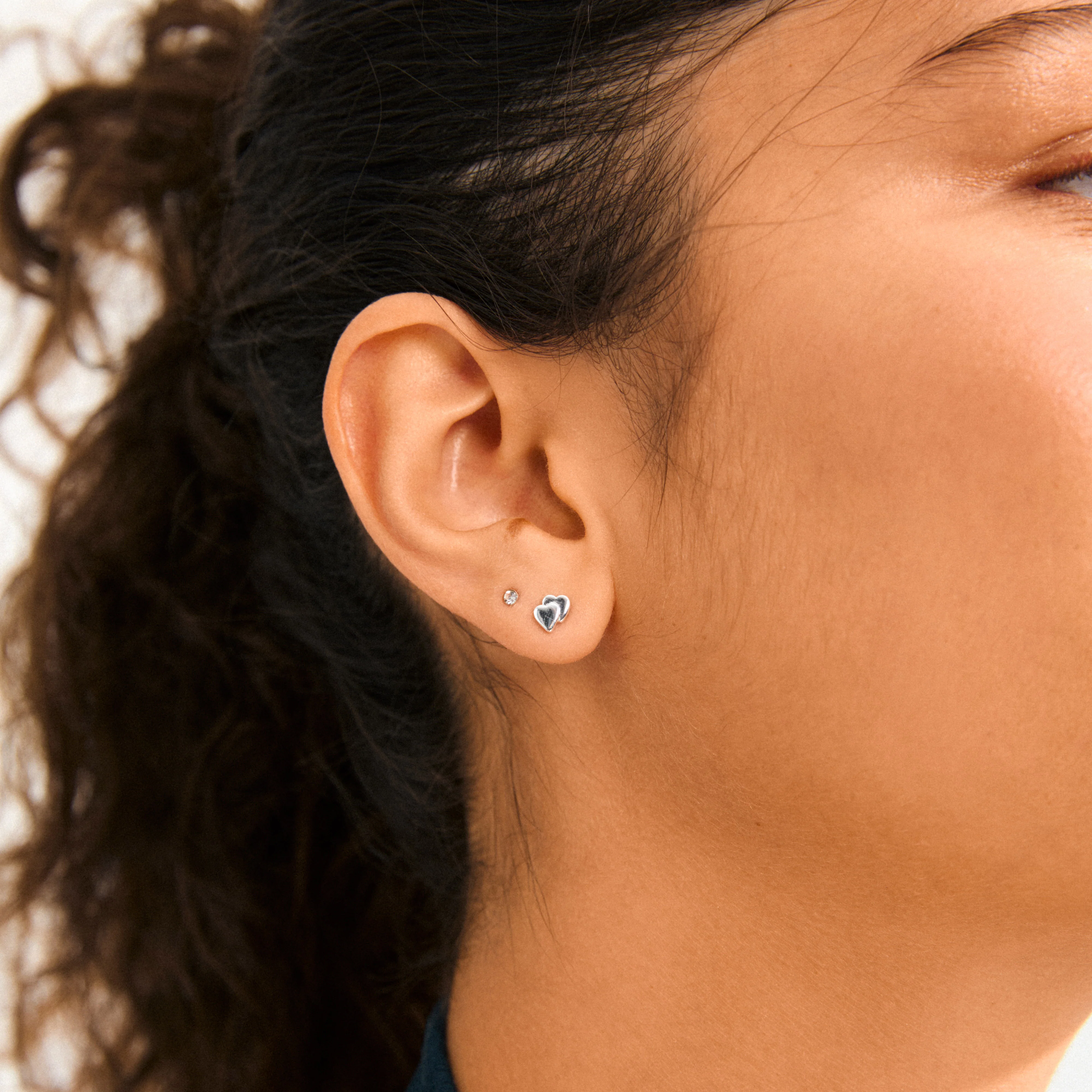HALO gift set, earrings 3-in-1 set, silver-plated - Image 3