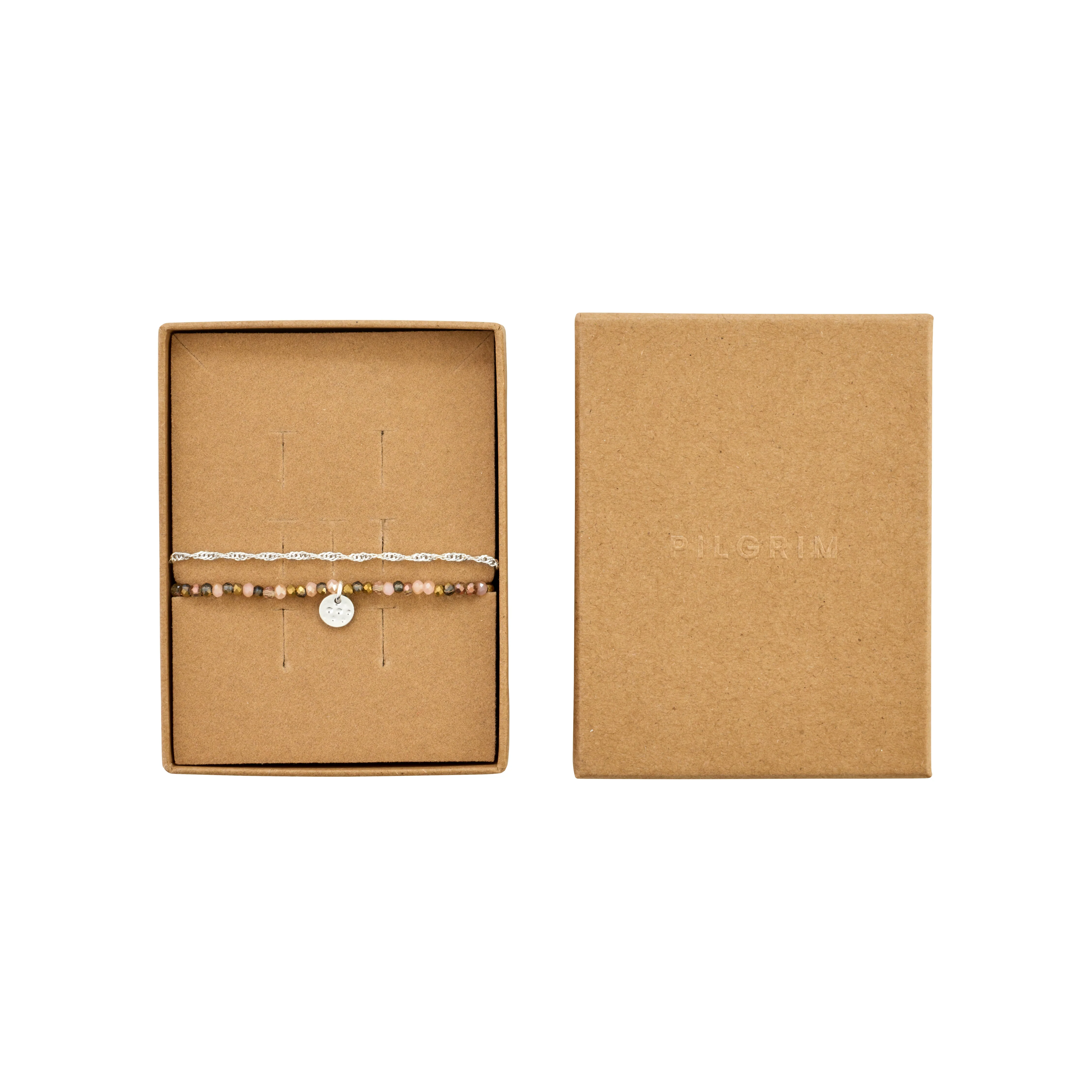 BELLAMY gift set, bracelet 2-in-1 set, silver-plated
