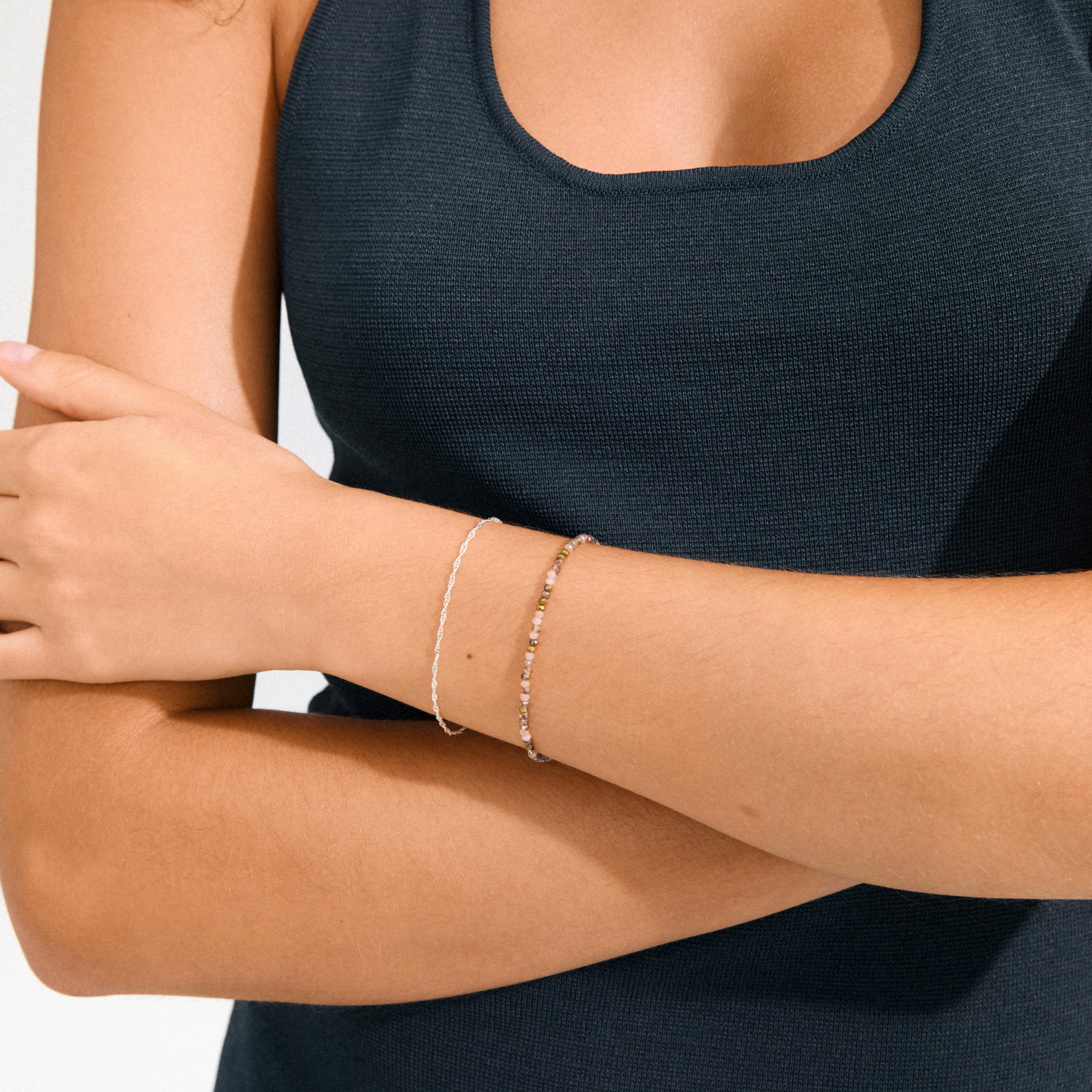 BELLAMY gift set, bracelet 2-in-1 set, silver-plated - Image 3